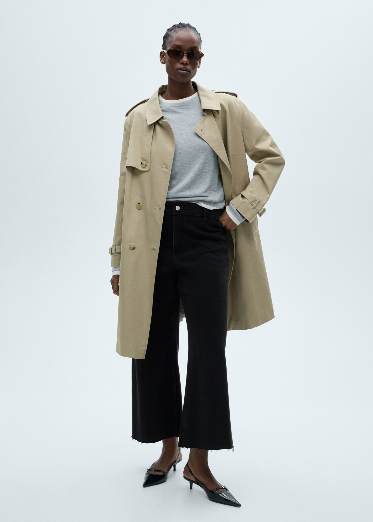 Culotte-Jeans mit hohem Bund Catherin - Detail des Artikels 3