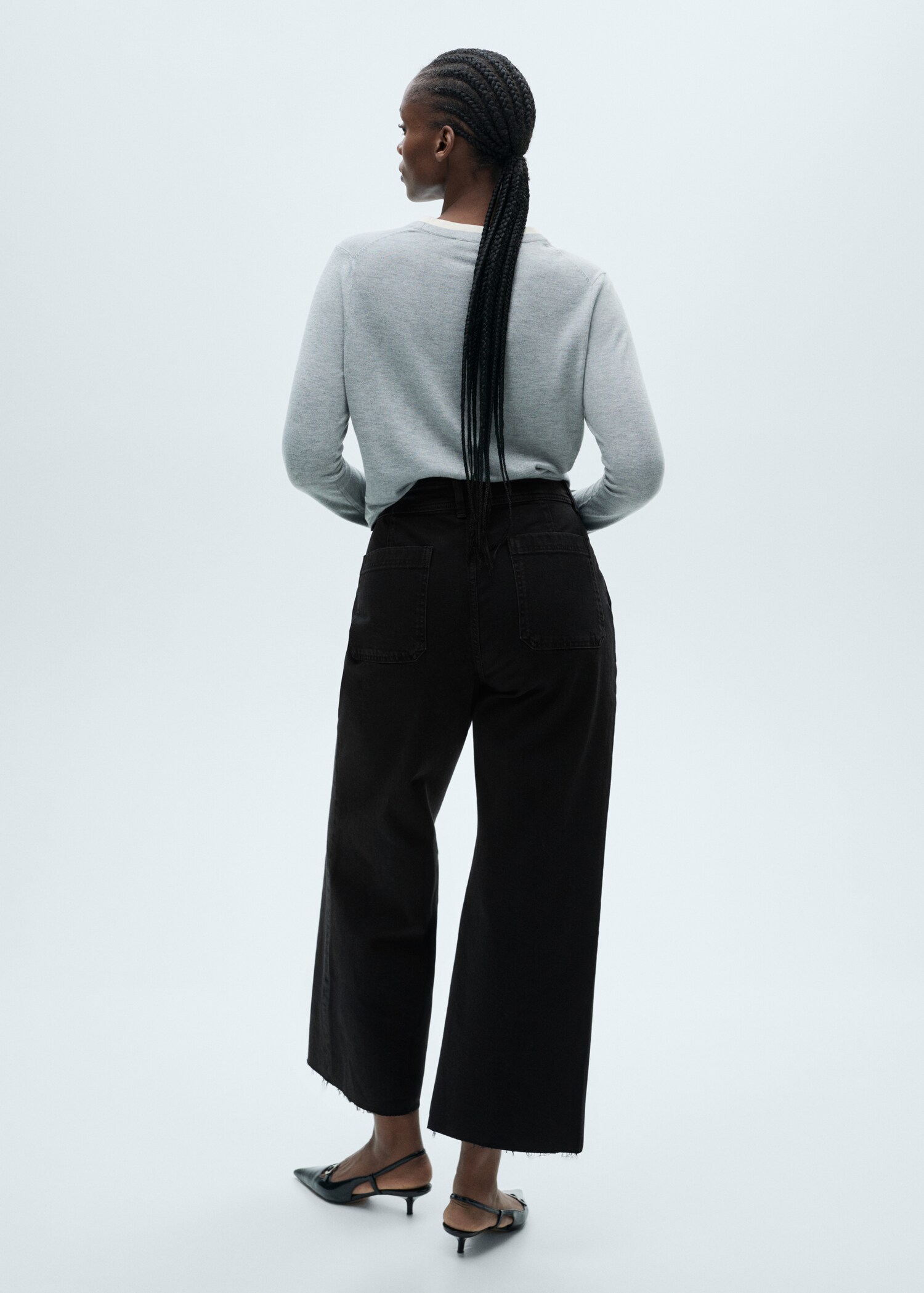 Culotte-Jeans mit hohem Bund Catherin - Detail des Artikels 4