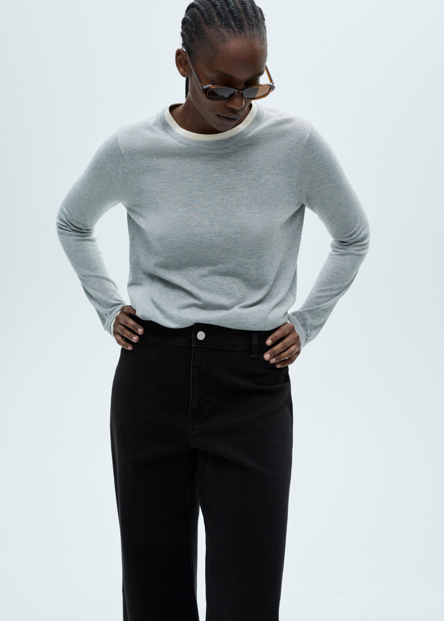 Culotte-Jeans mit hohem Bund Catherin - Detail des Artikels 5