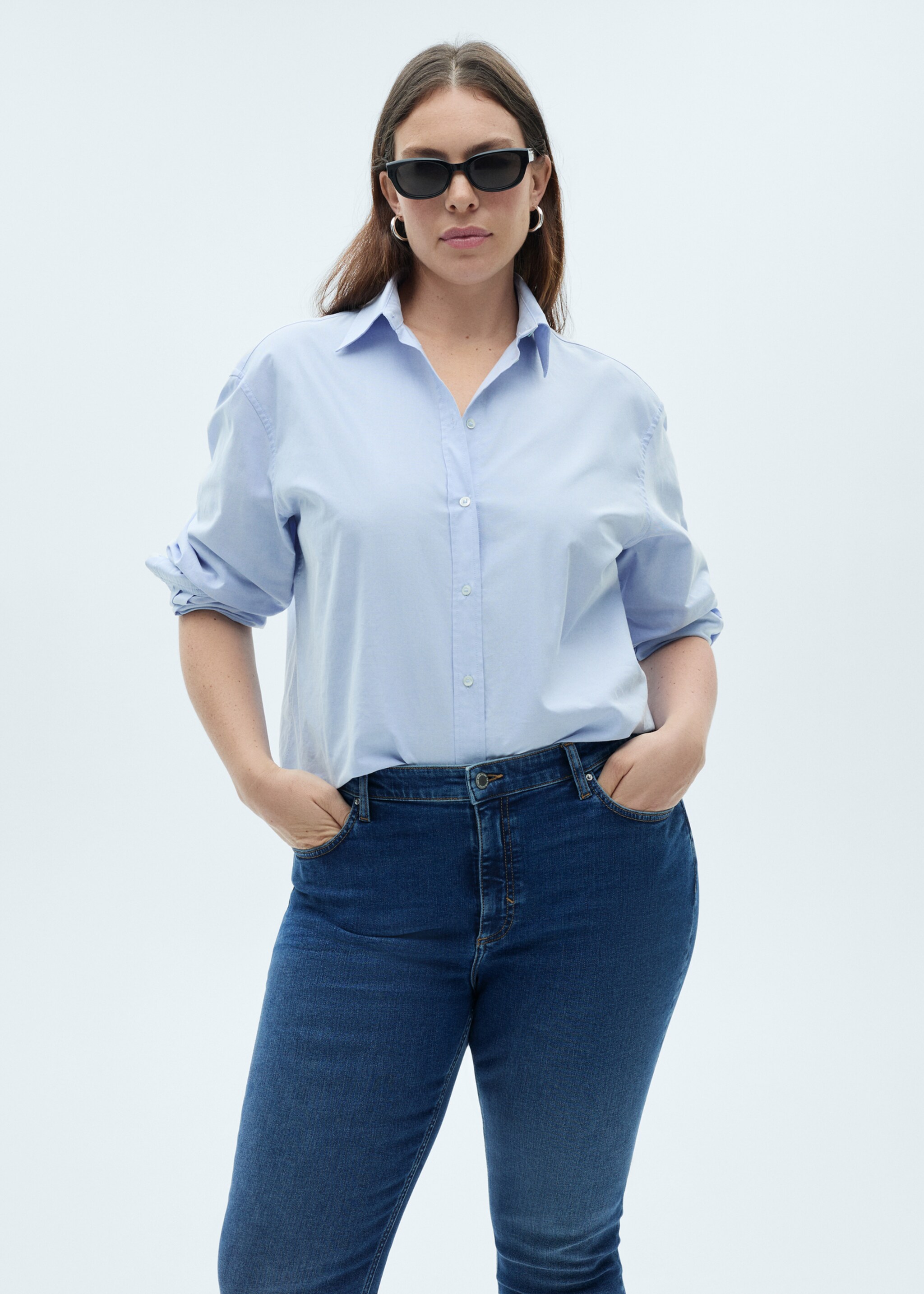 Skinny-Jeans mit mit mittlerer Bundhöhe - Detail des Artikels 5