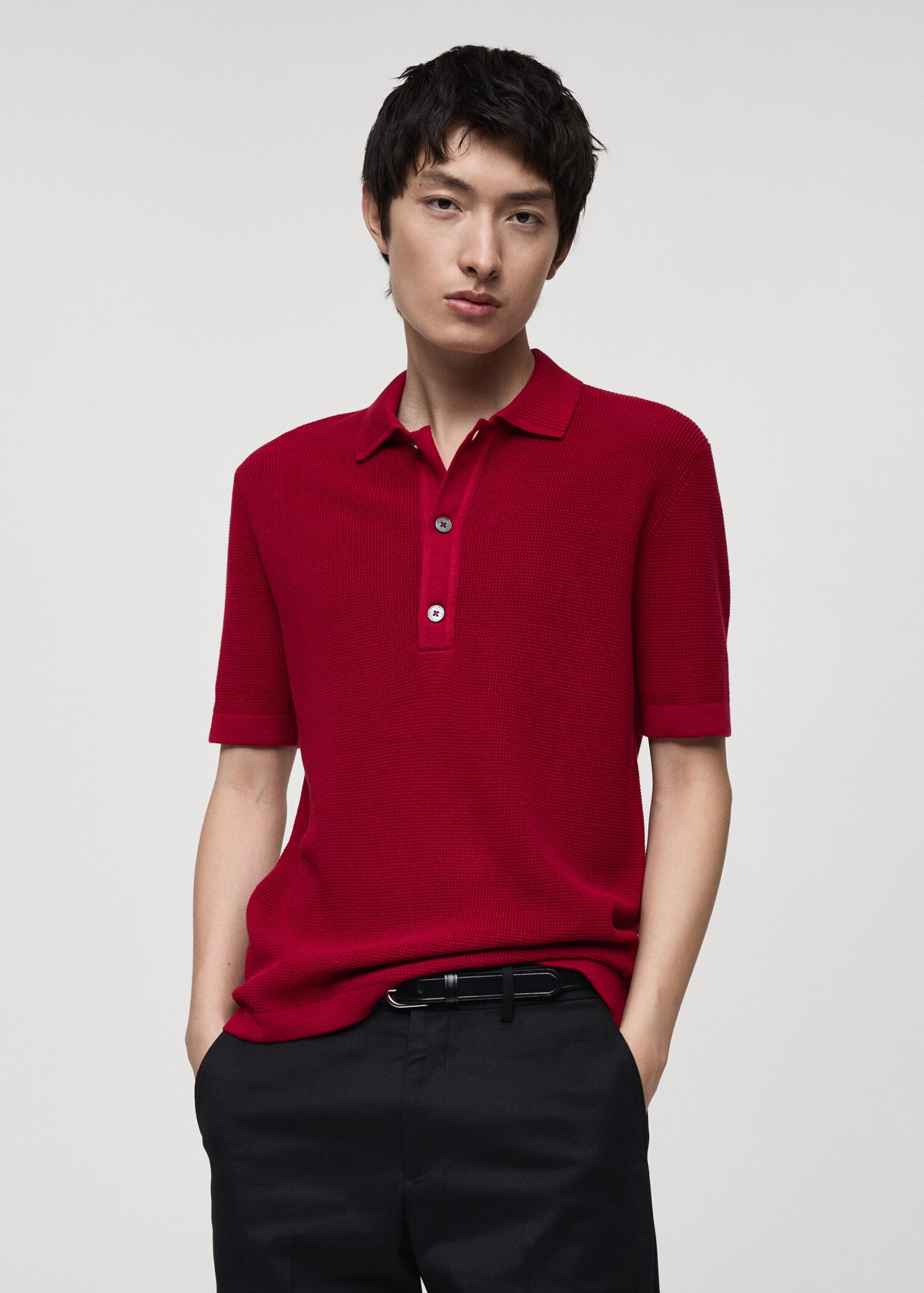 Polo 100 % coton maille - Plan moyen