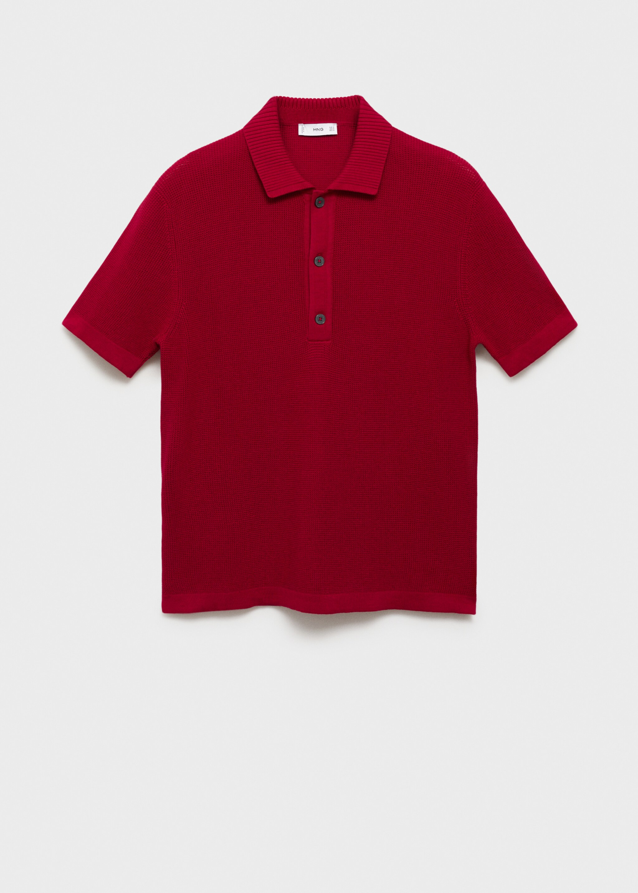 Polo 100 % coton maille - Article sans modèle, Rouge. Ref: 87010251-00.