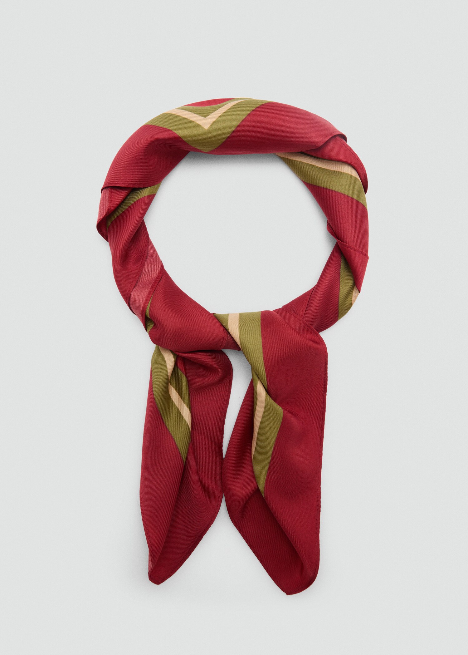 Foulard imprimé géométrique - Détail de l'article 1