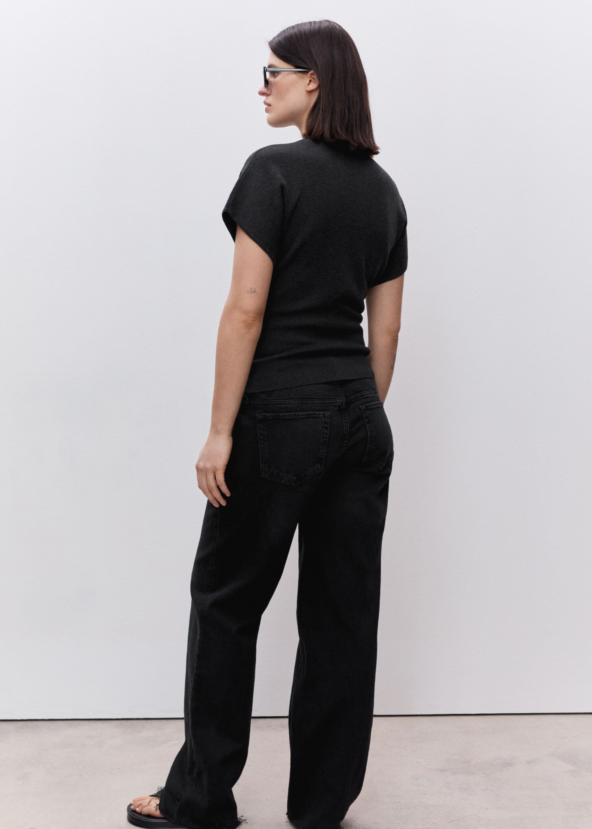 Maternity wideleg jeans - Reverse of the article