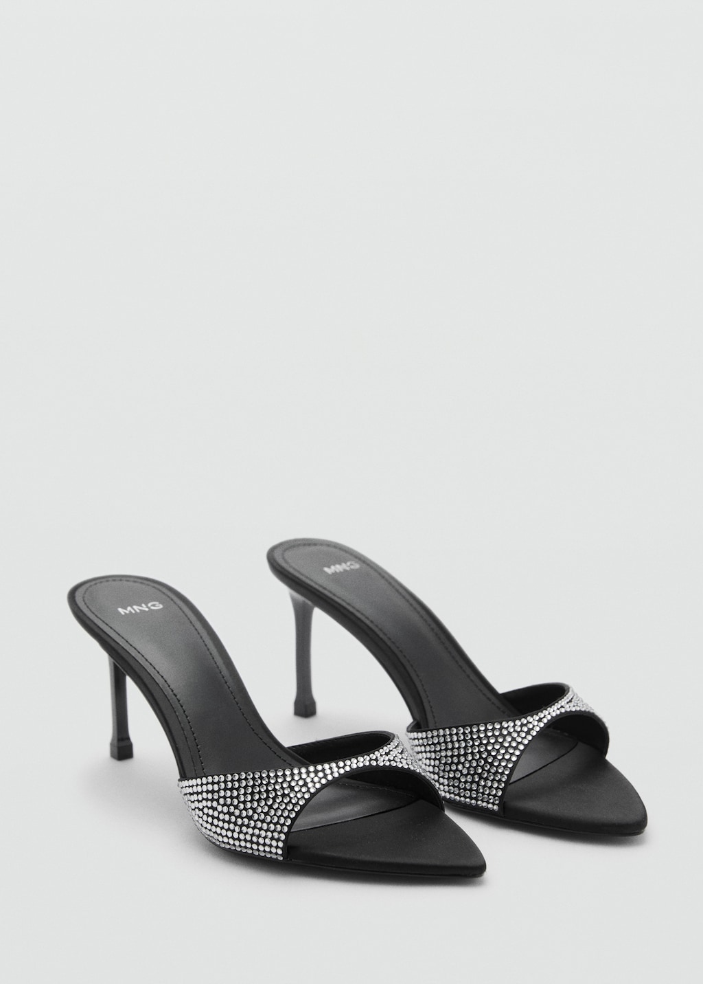 Rhinestone slingback sandals best sale