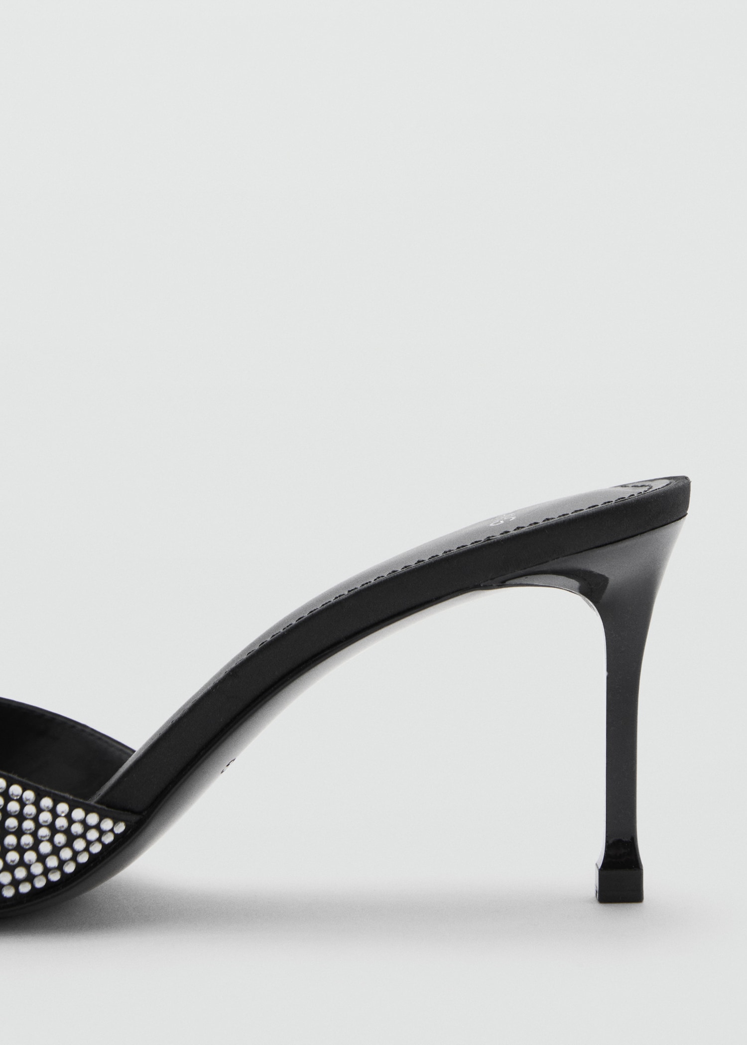 Rhinestone heeled slingback sandal - Details of the article 1