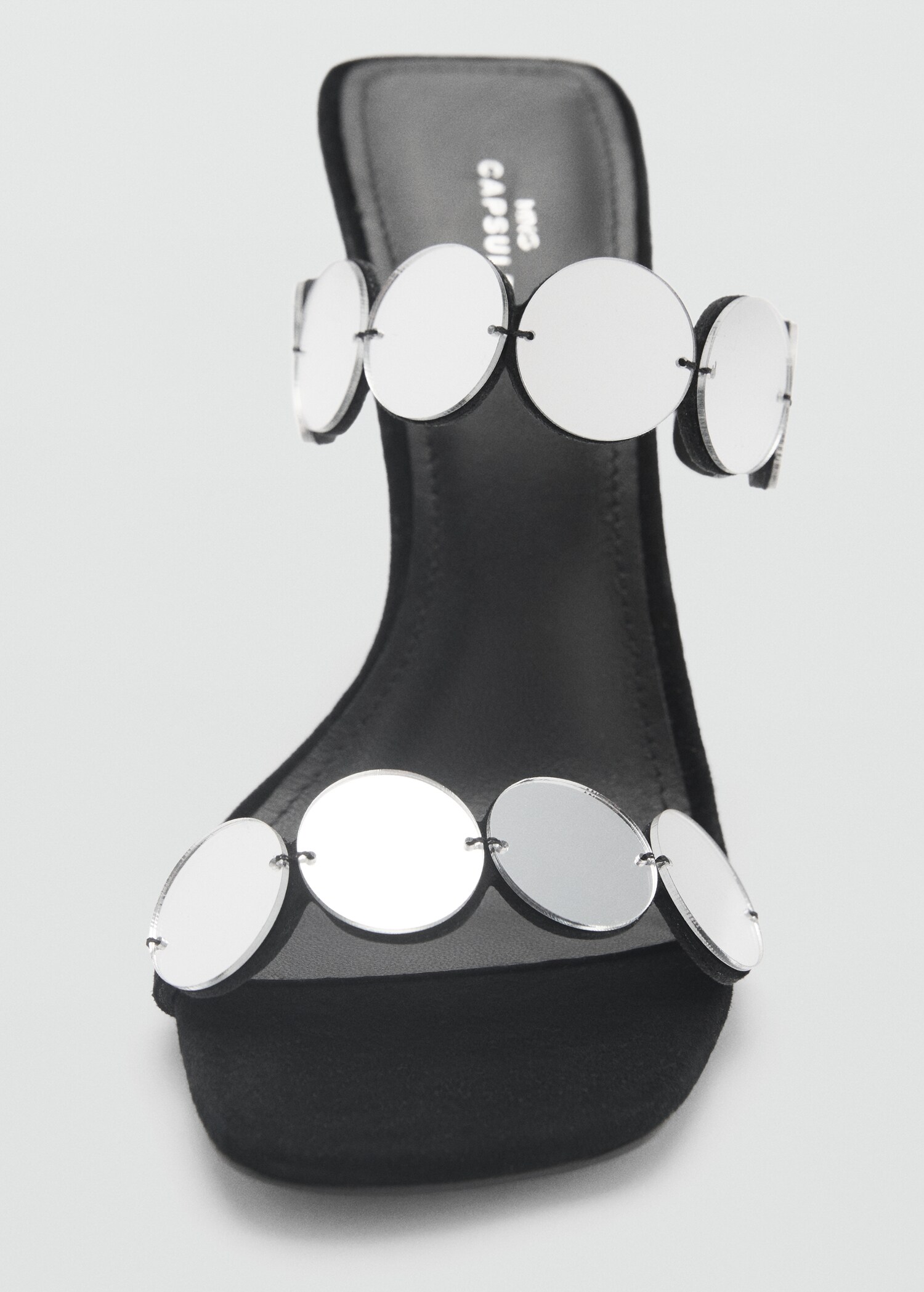 Sandales talon cuir miroirs - Détail de l'article 2