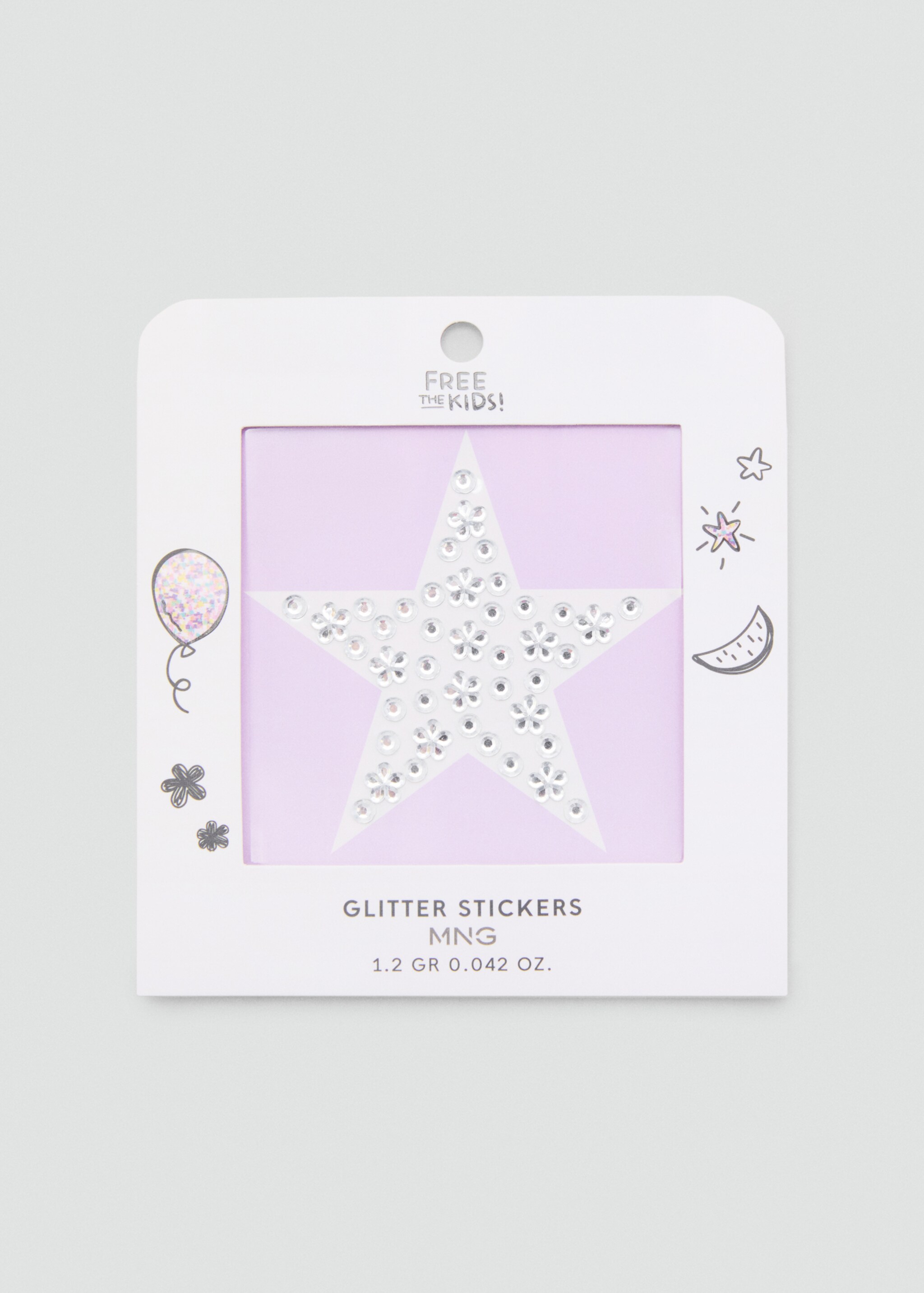 Glitter face stickers - Details of the article 1