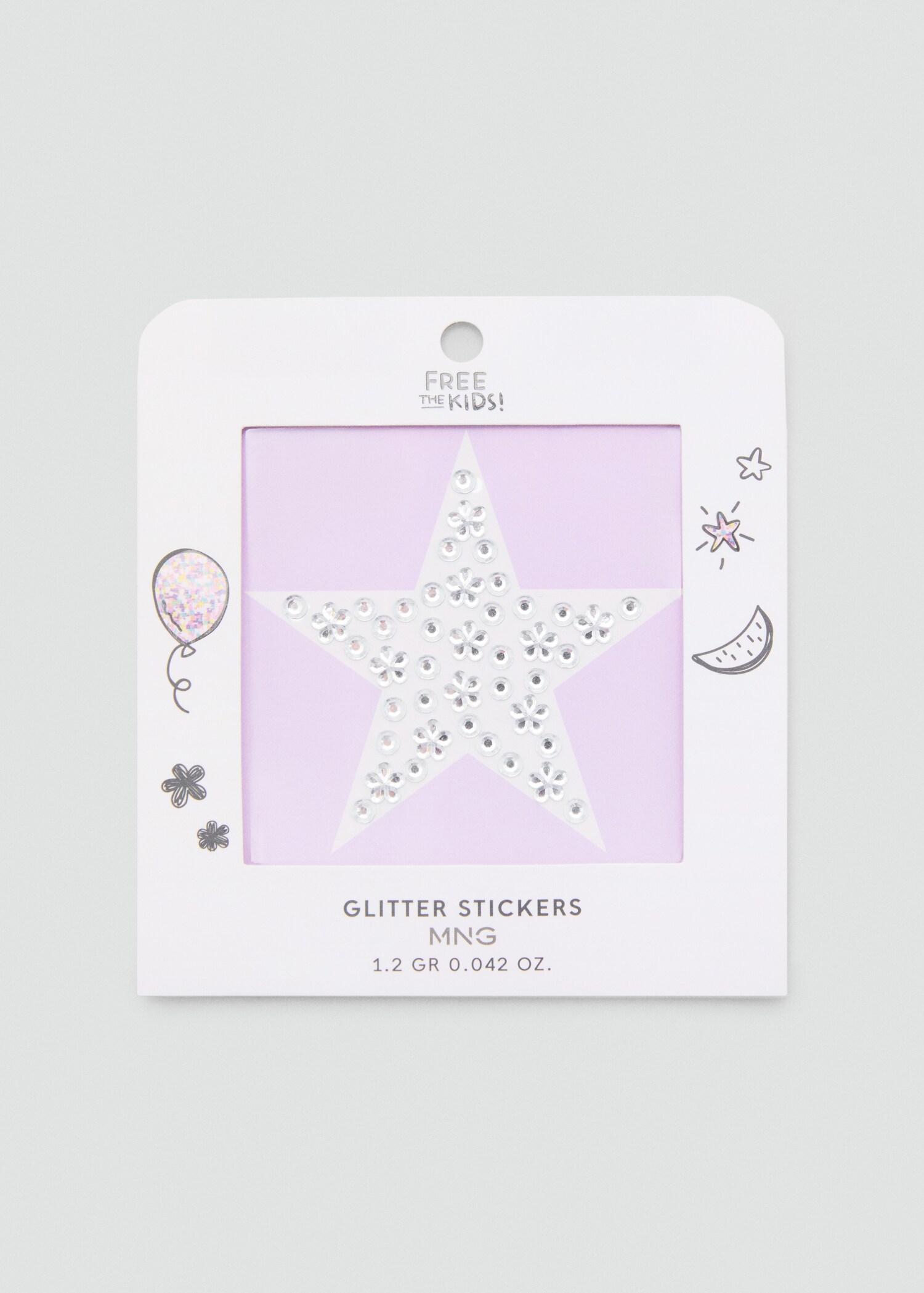 Glitter face stickers - Details of the article 1