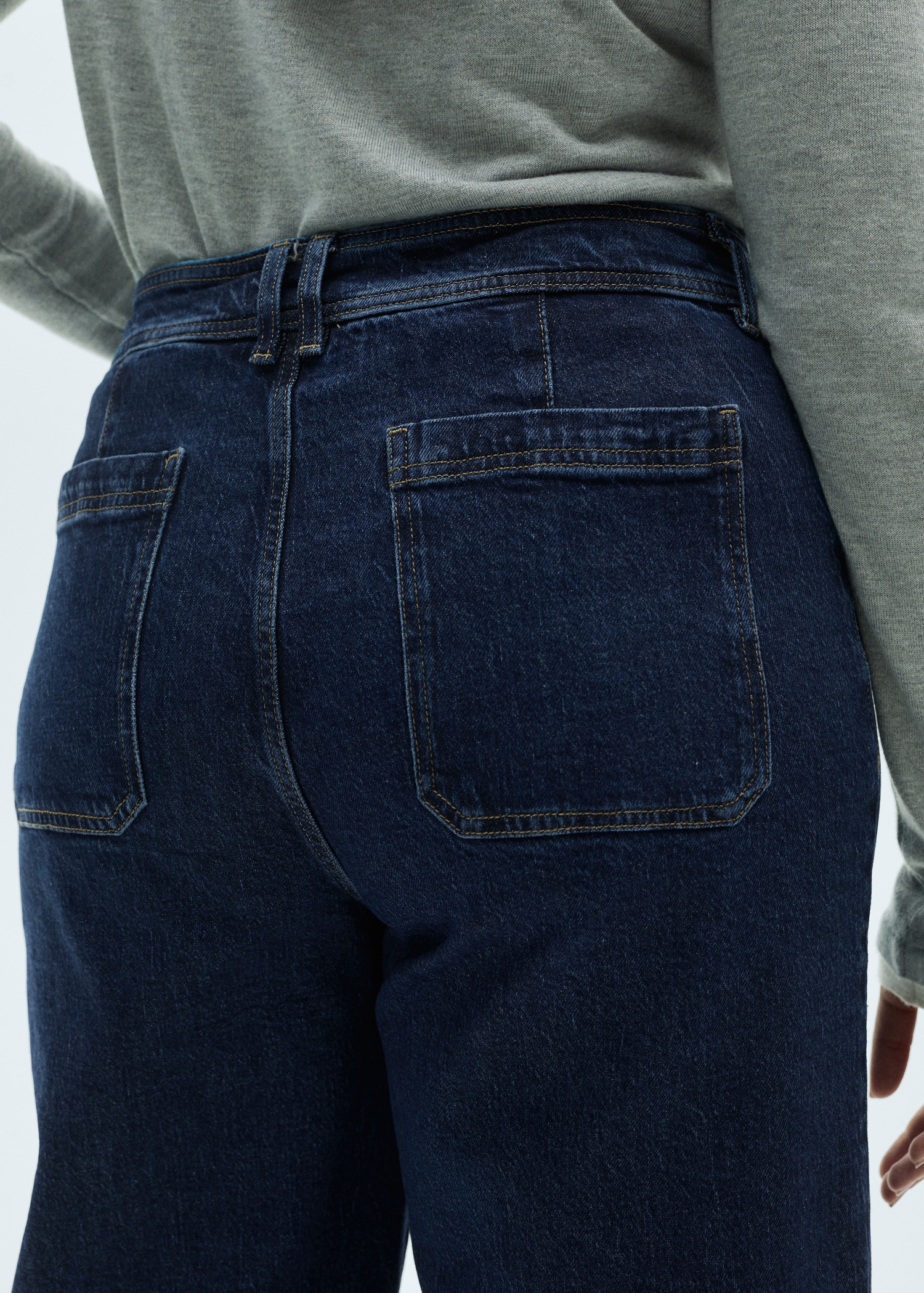 Jean style jupe-culotte Catherin taille haute - Détail de l'article 4