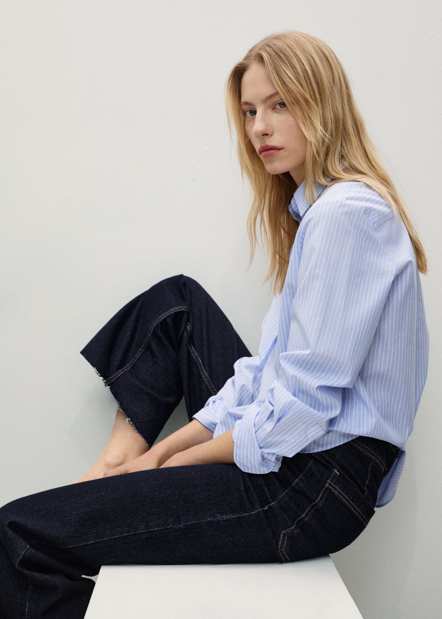 Jean Catherin style jupe-culotte rinse wash - Détail de l'article 2