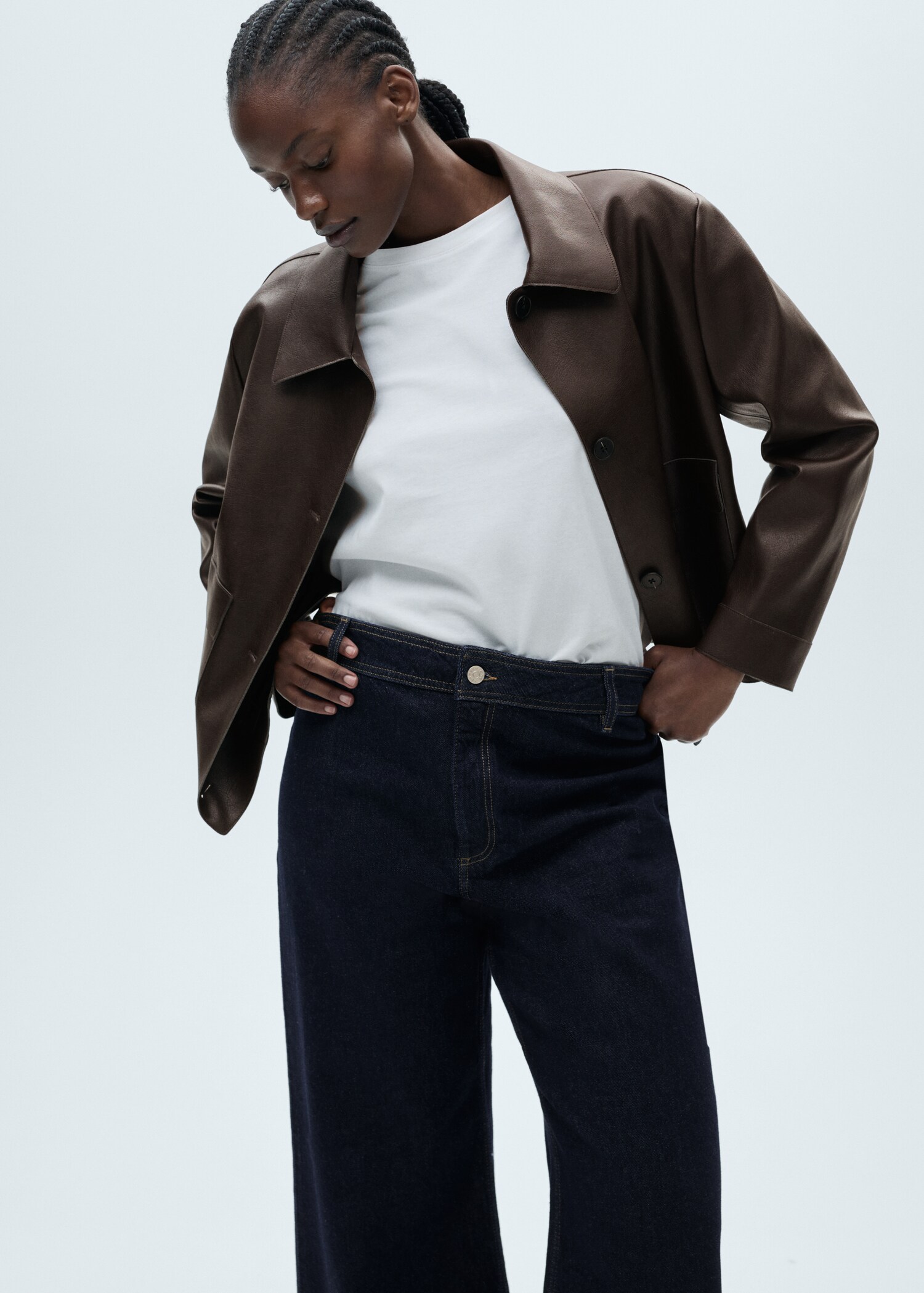 Jean Catherin style jupe-culotte rinse wash - Détail de l'article 5