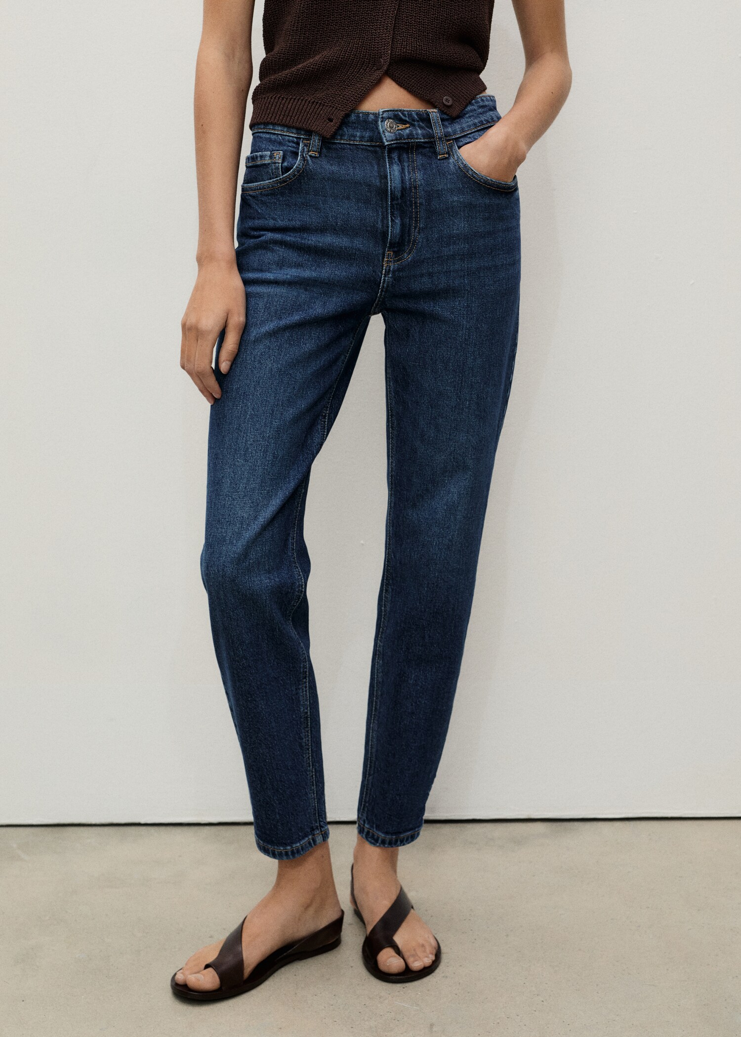 Newmom comfort high-rise jeans - Medium plane