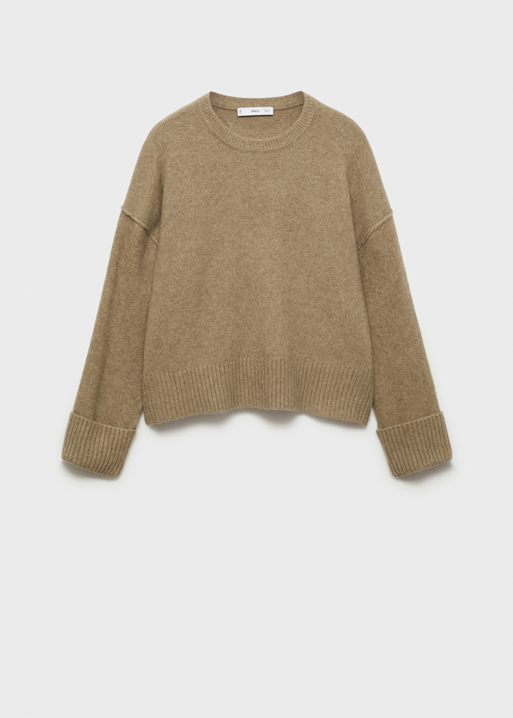 Rolled-up sleeves sweater - Article without model
