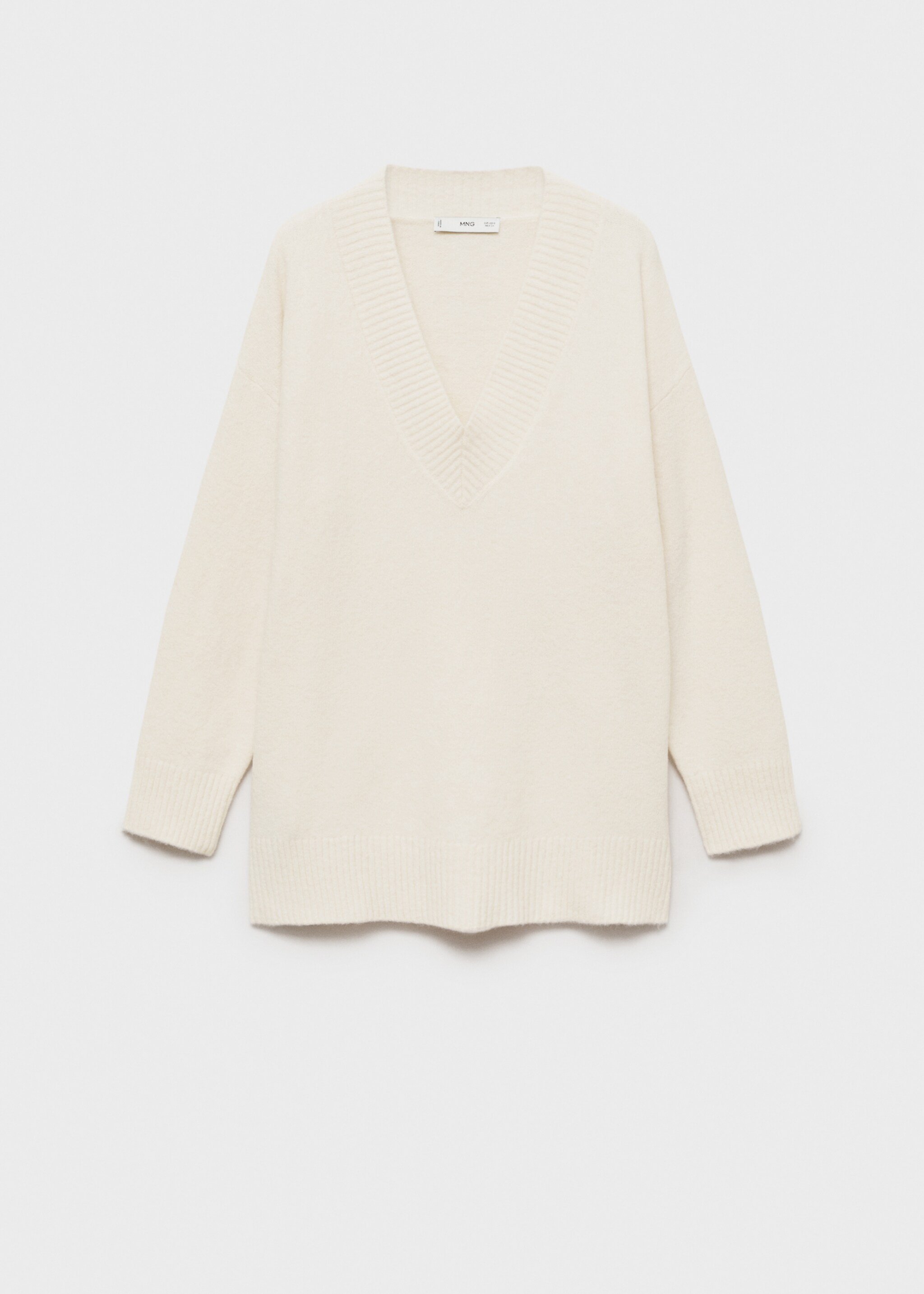 Oversized V-neck sweater - Article without model