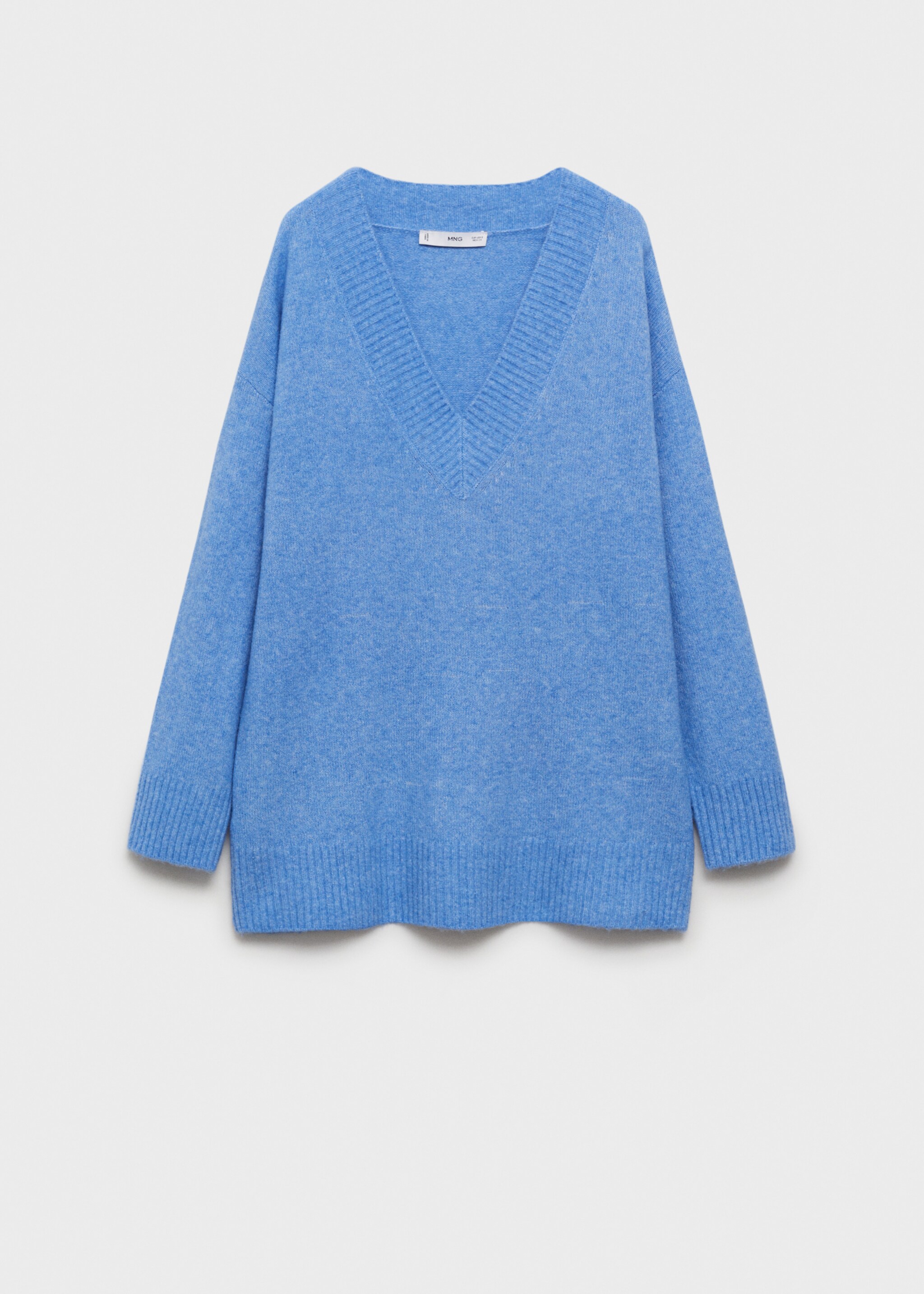 Jersey oversize cuello pico - Artículo sin modelo