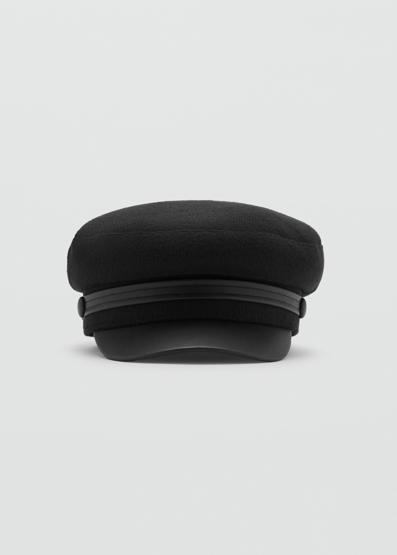 Casquette baker boy unie - Plan moyen