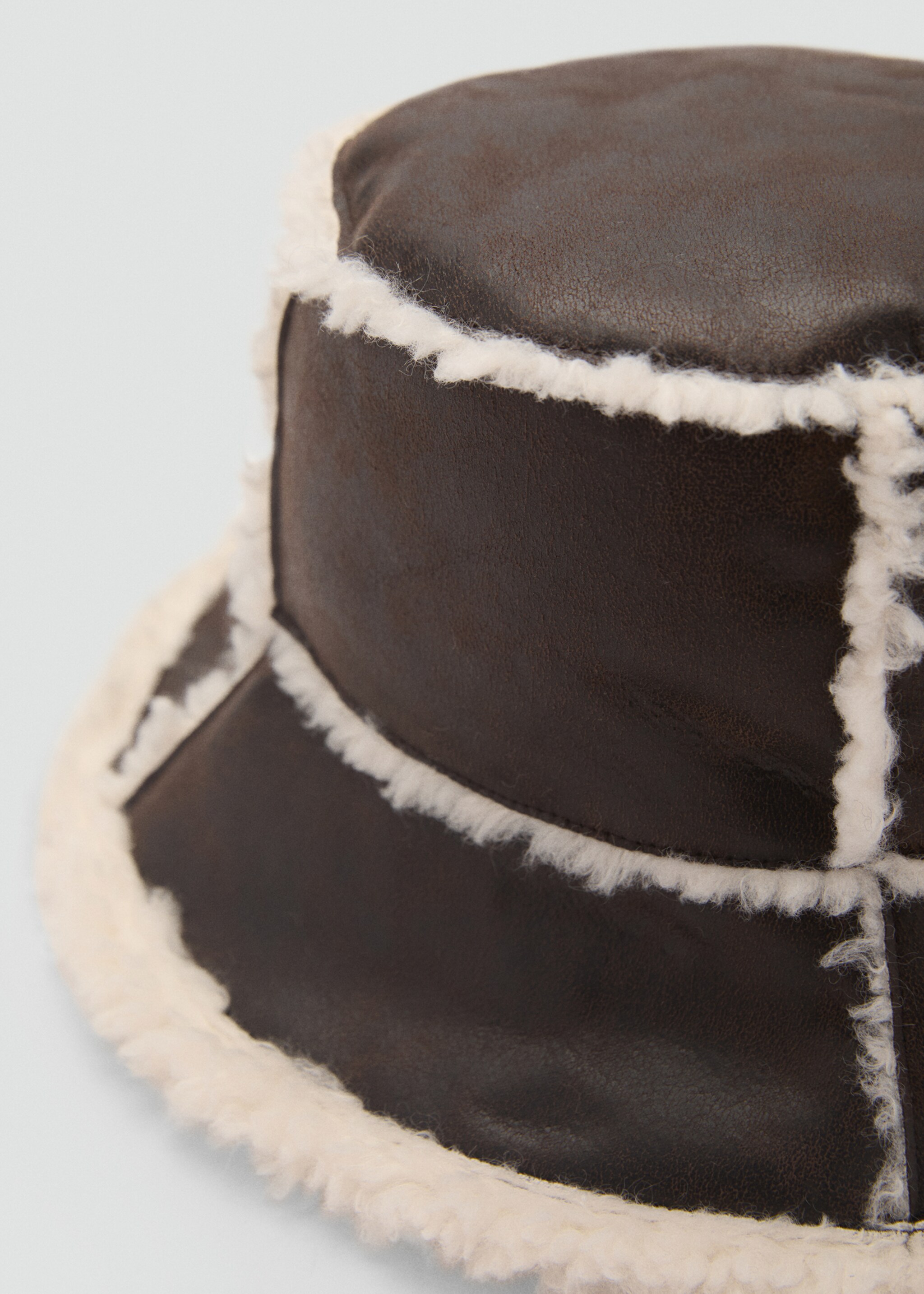 Shearling bucket hat - Medium plane