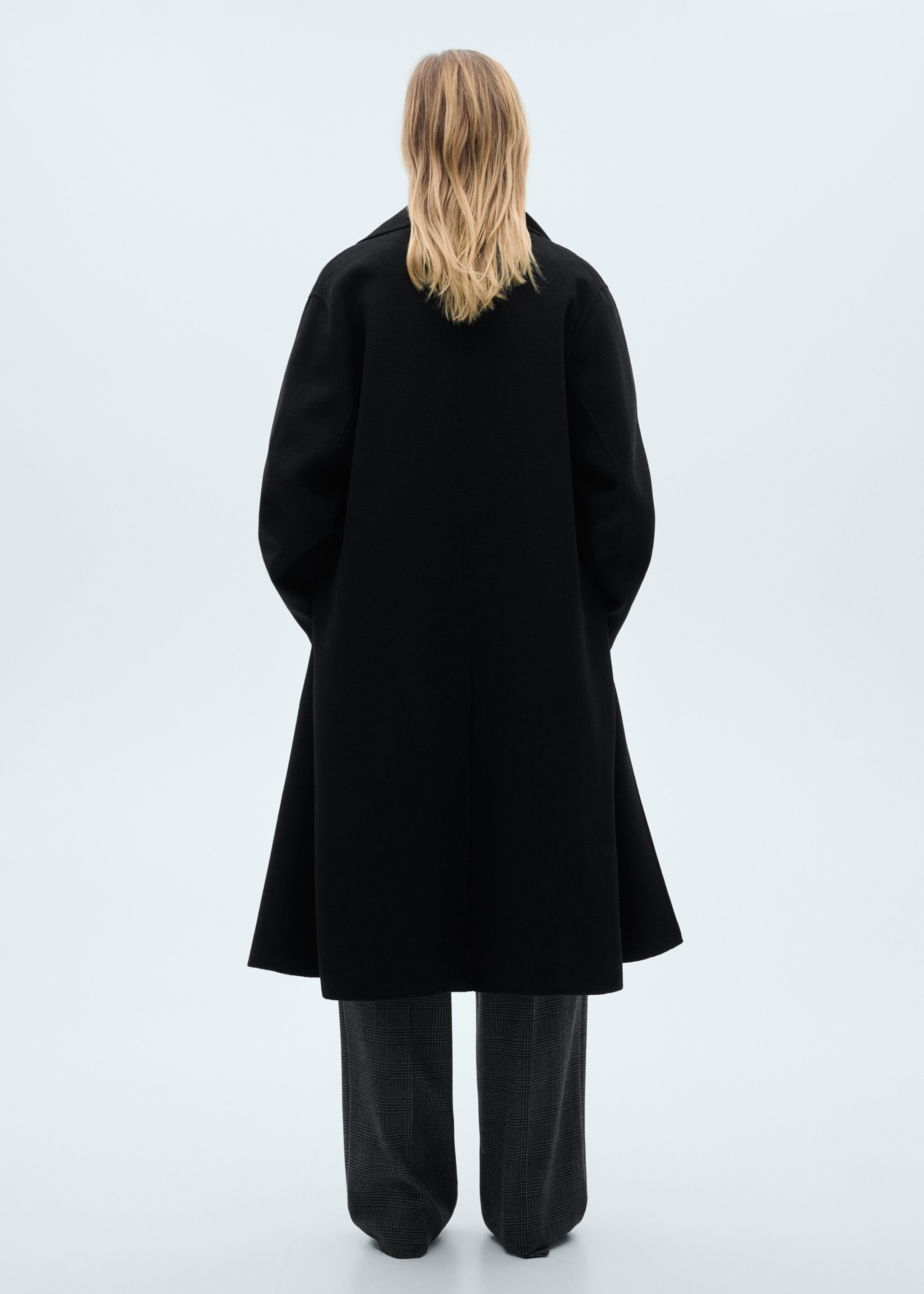 Ullkappa handmade oversize - Artikelns baksida