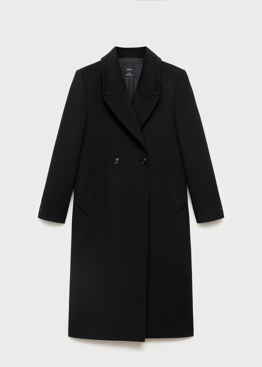 Thumbnail of Lapels wool coat - Black