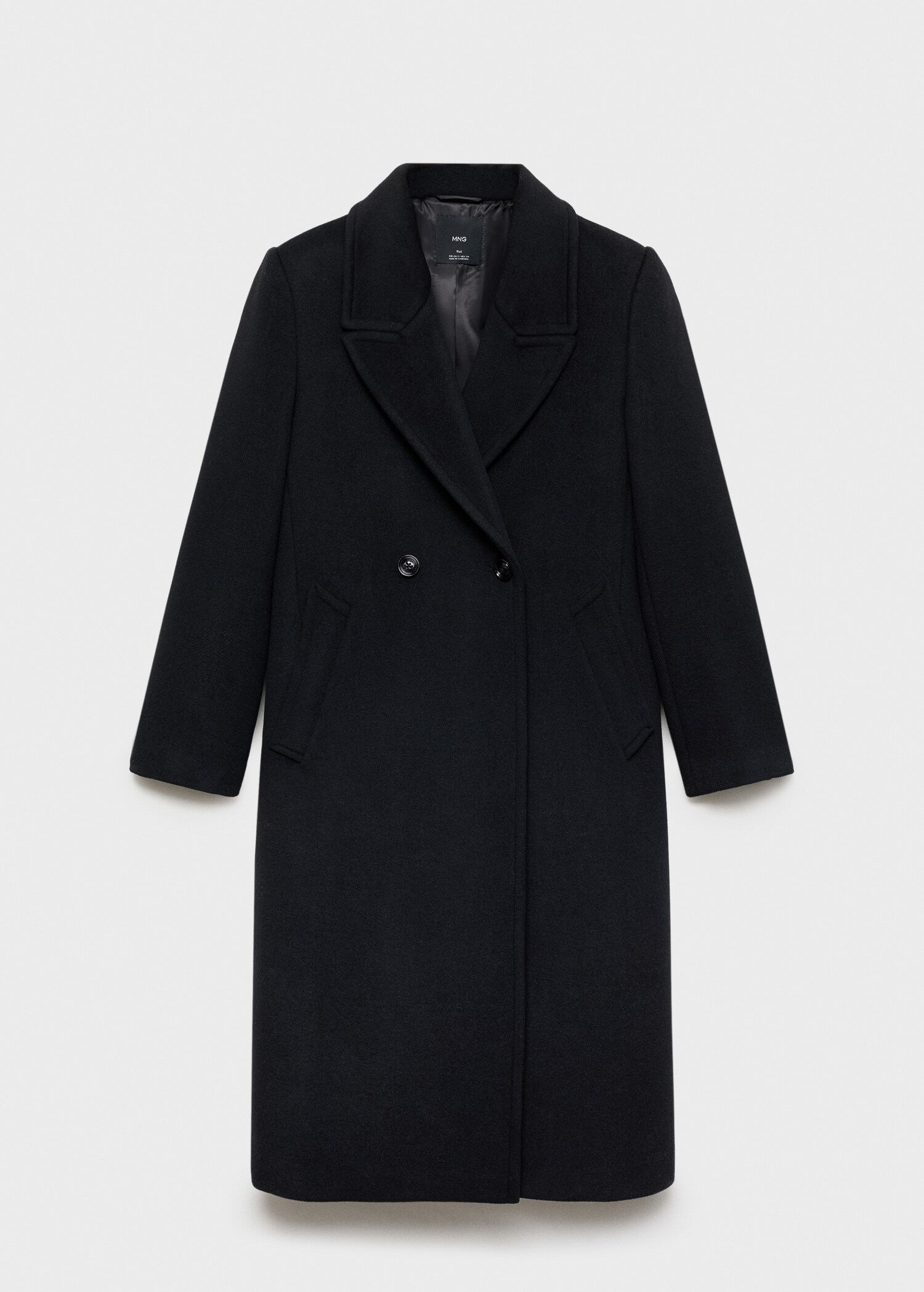 Lapels wool coat - Article without model