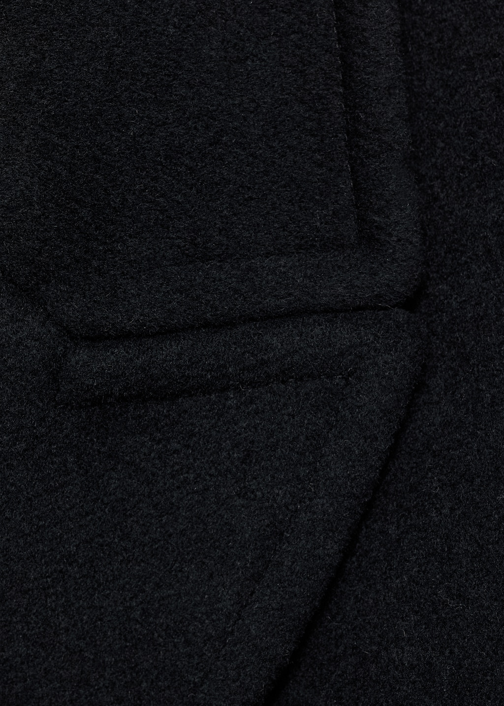 Thumbnail of Lapels wool coat - Black