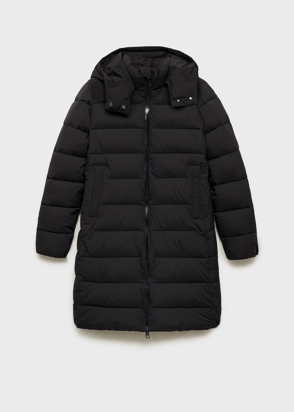 Waterproof padded midi anorak