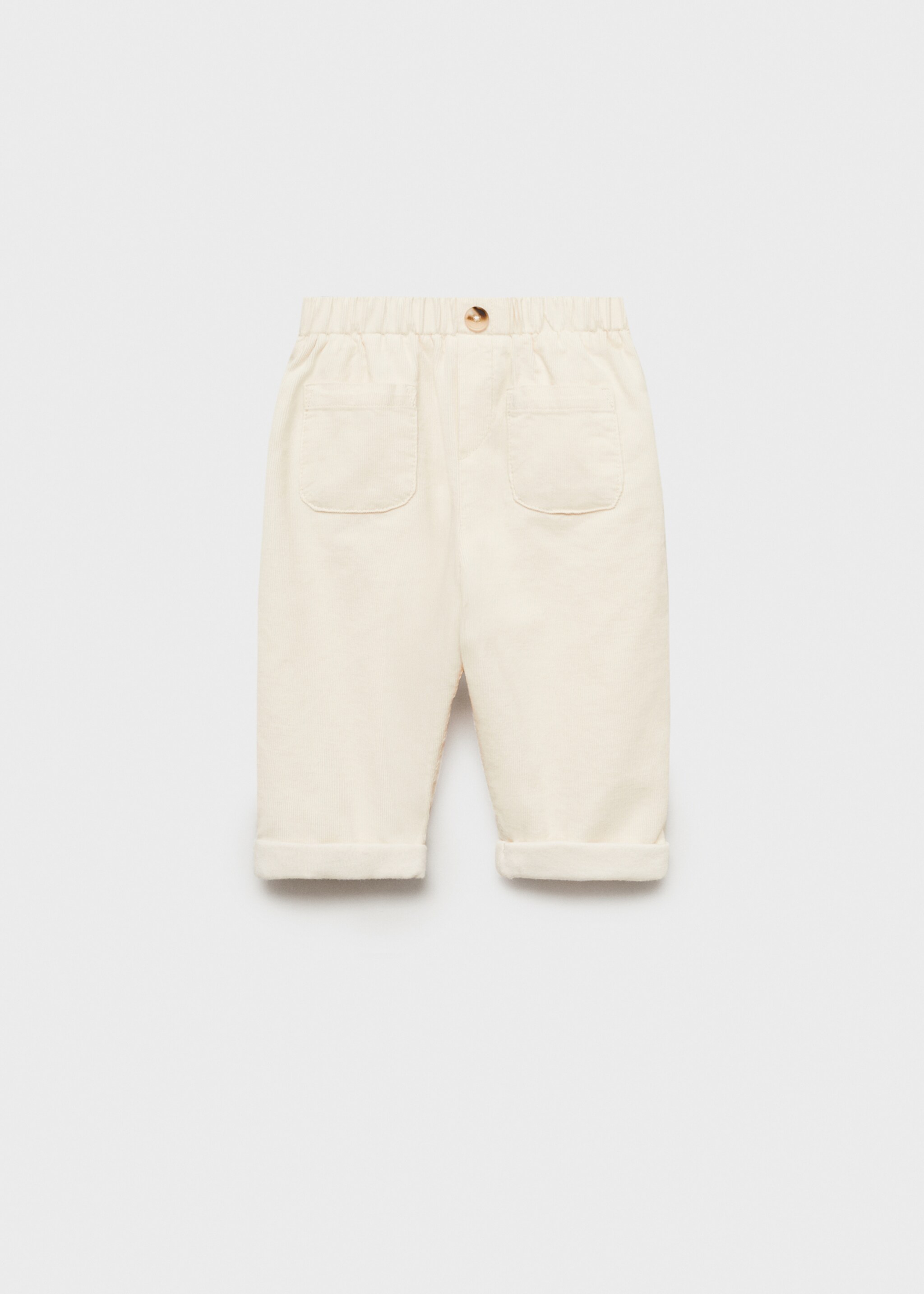 Pockets corduroy trousers - Article without model