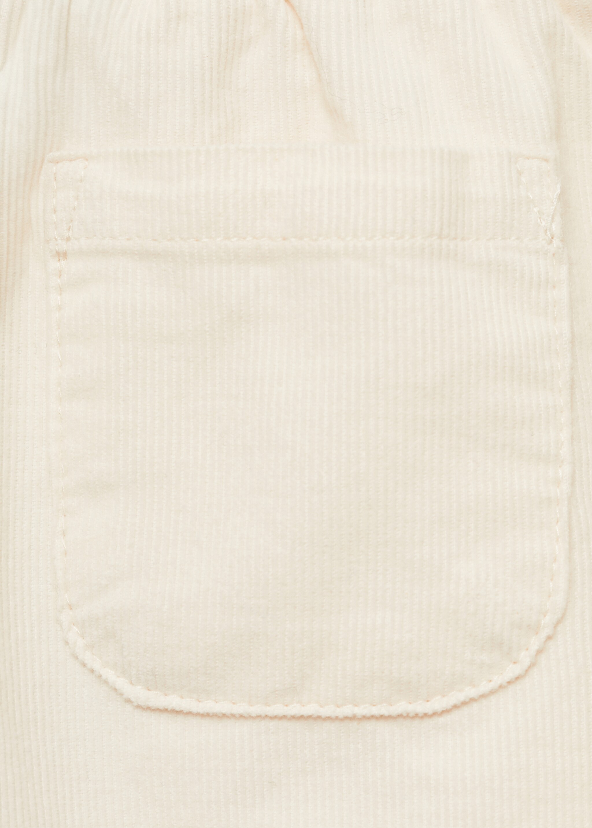 Pockets corduroy trousers - Details of the article 0