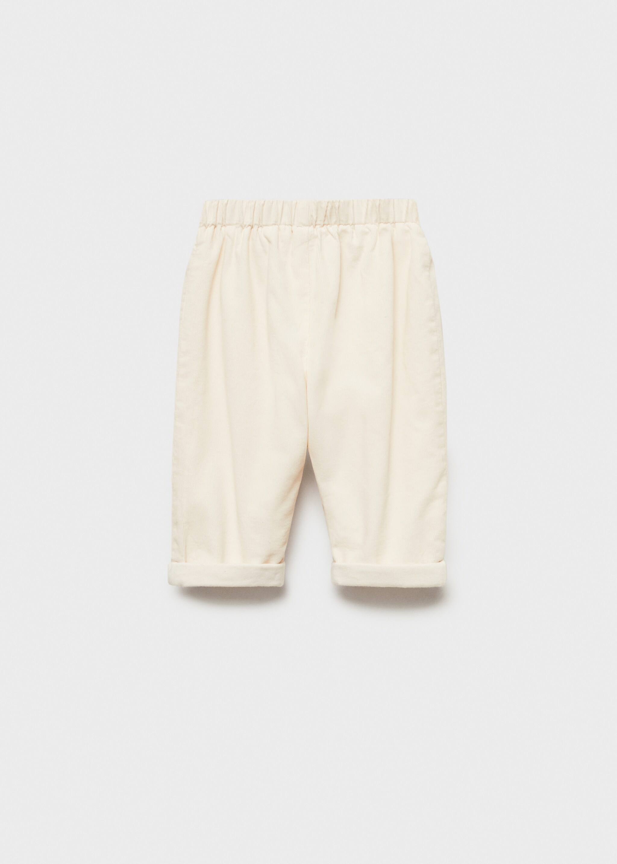 Pockets corduroy trousers - Reverse of the article