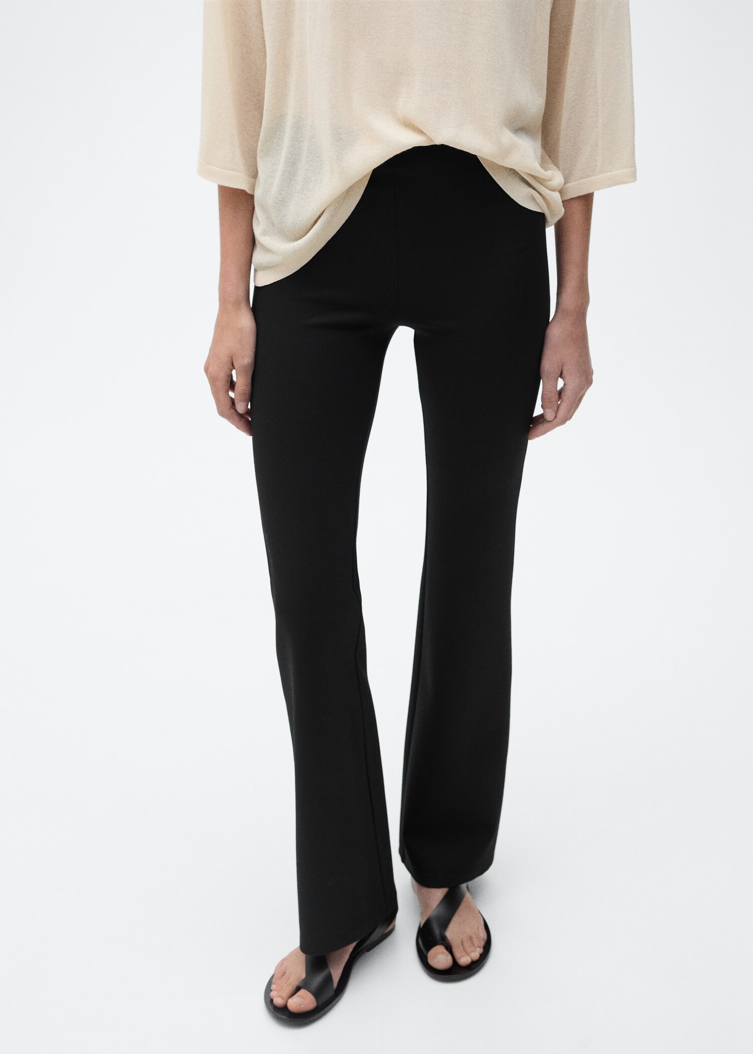 Flared leggings - Medium plane