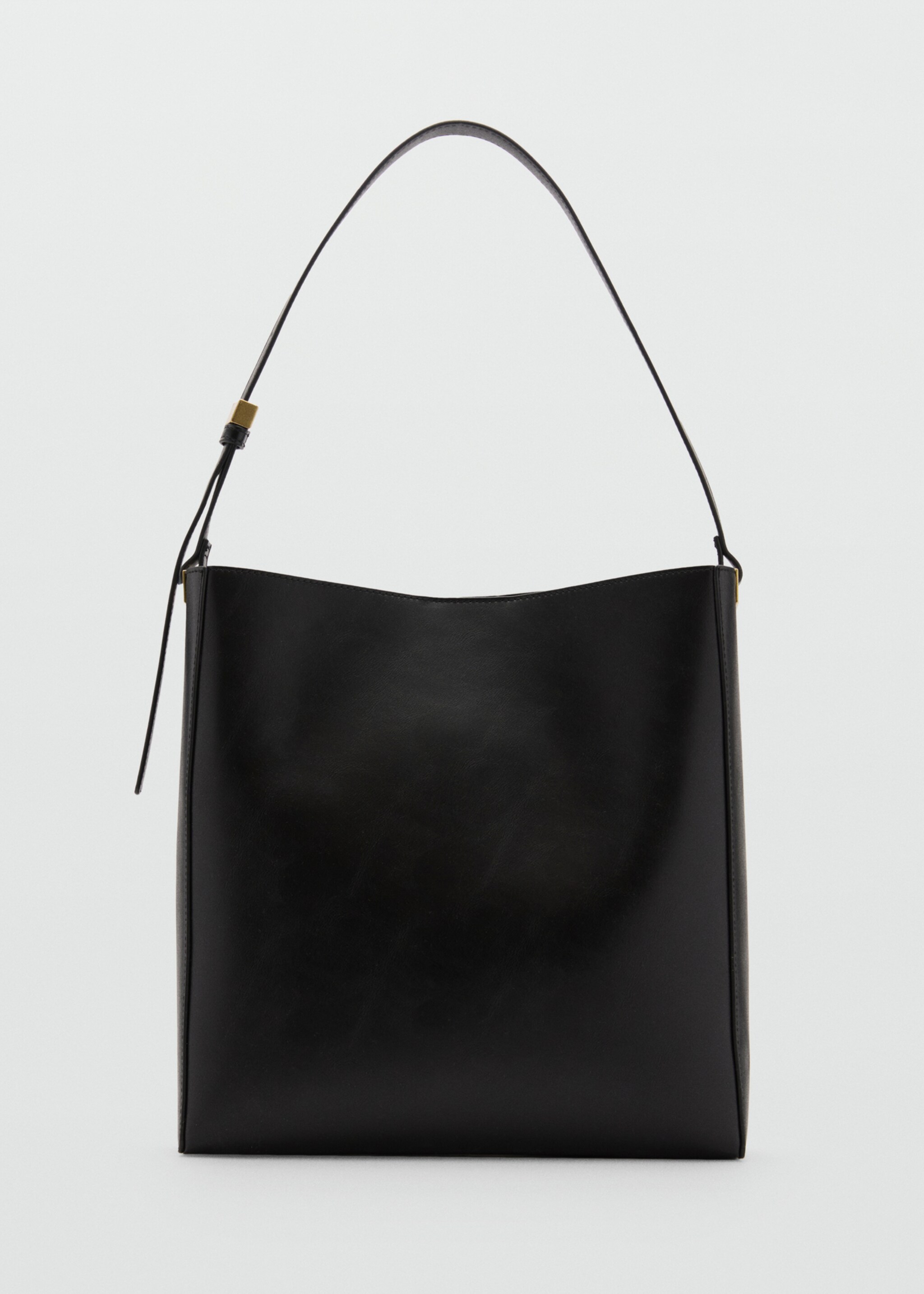 Bolso shopper detalle metálico - Artículo sin modelo, Negro. Ref: 87010365-00.