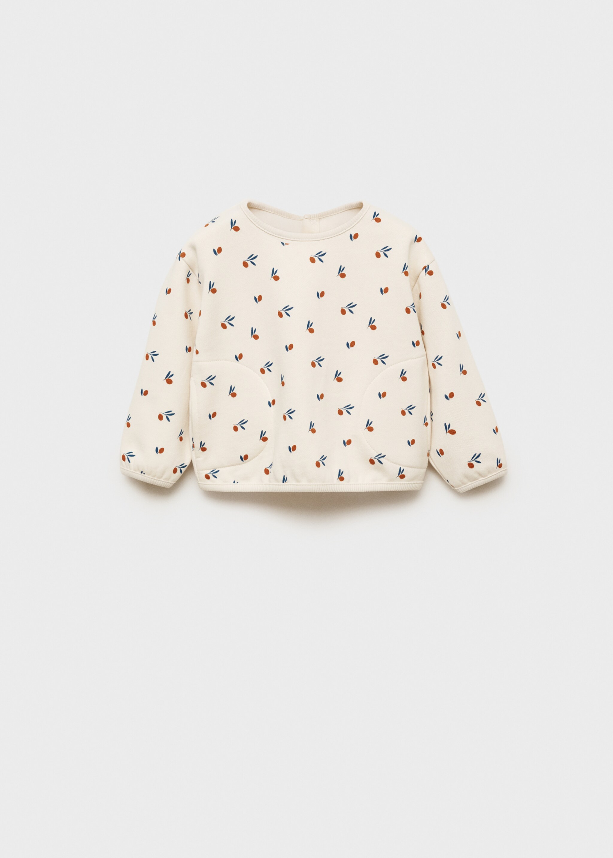 Sweat-shirt coton imprimé - Article sans modèle