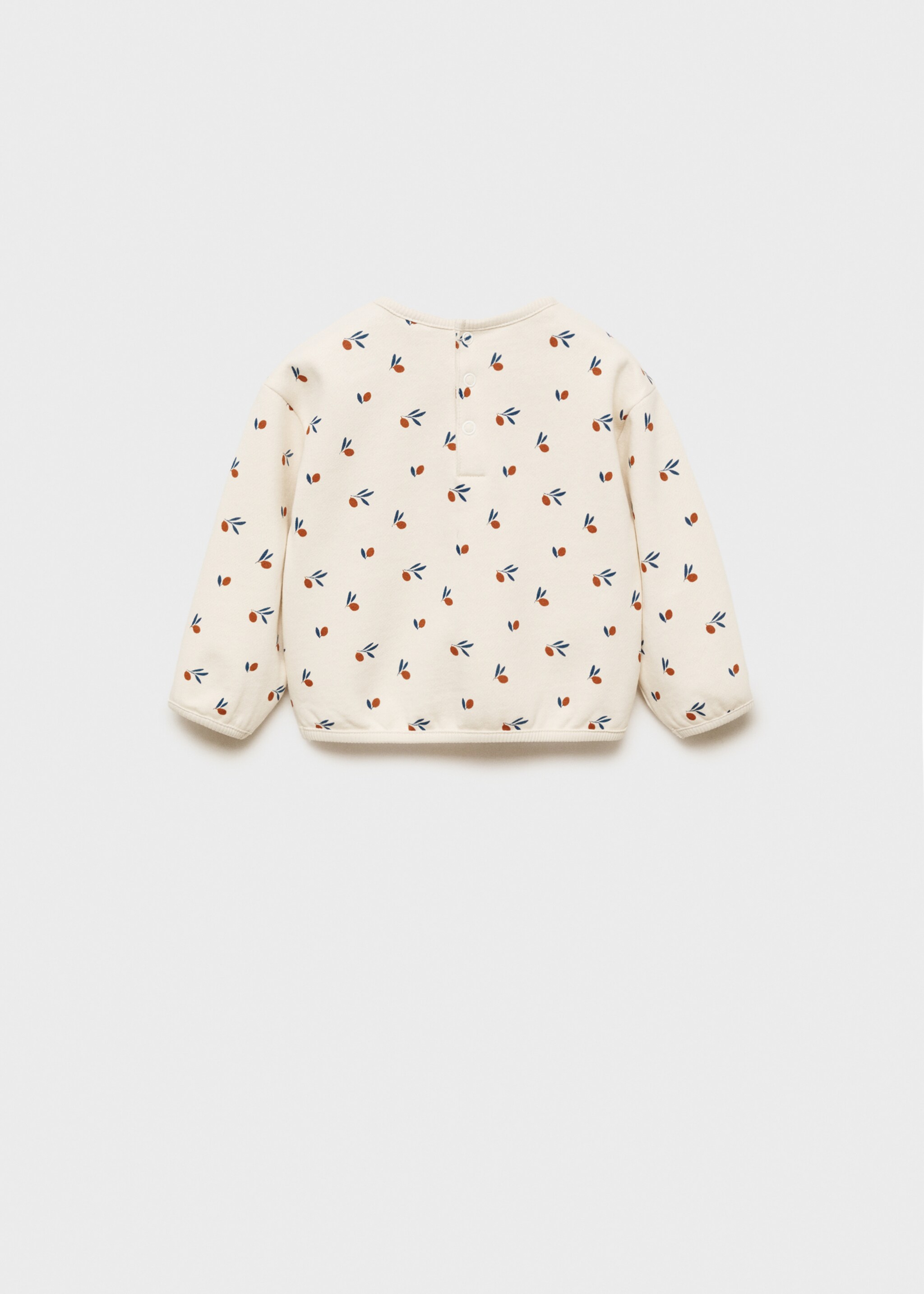 Sweat-shirt coton imprimé - Verso de l’article