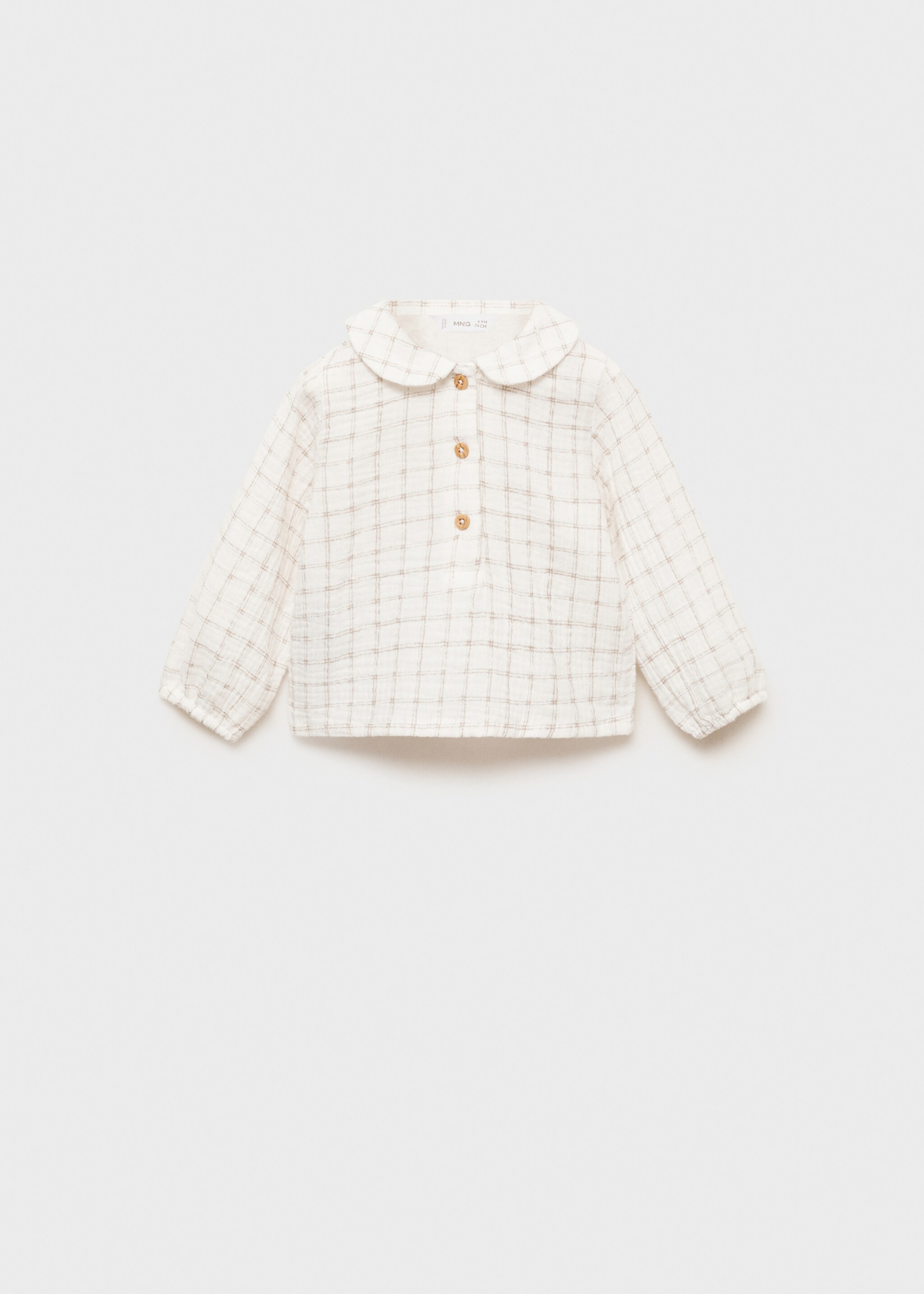 Blusa algodón cuadros - Artículo sin modelo