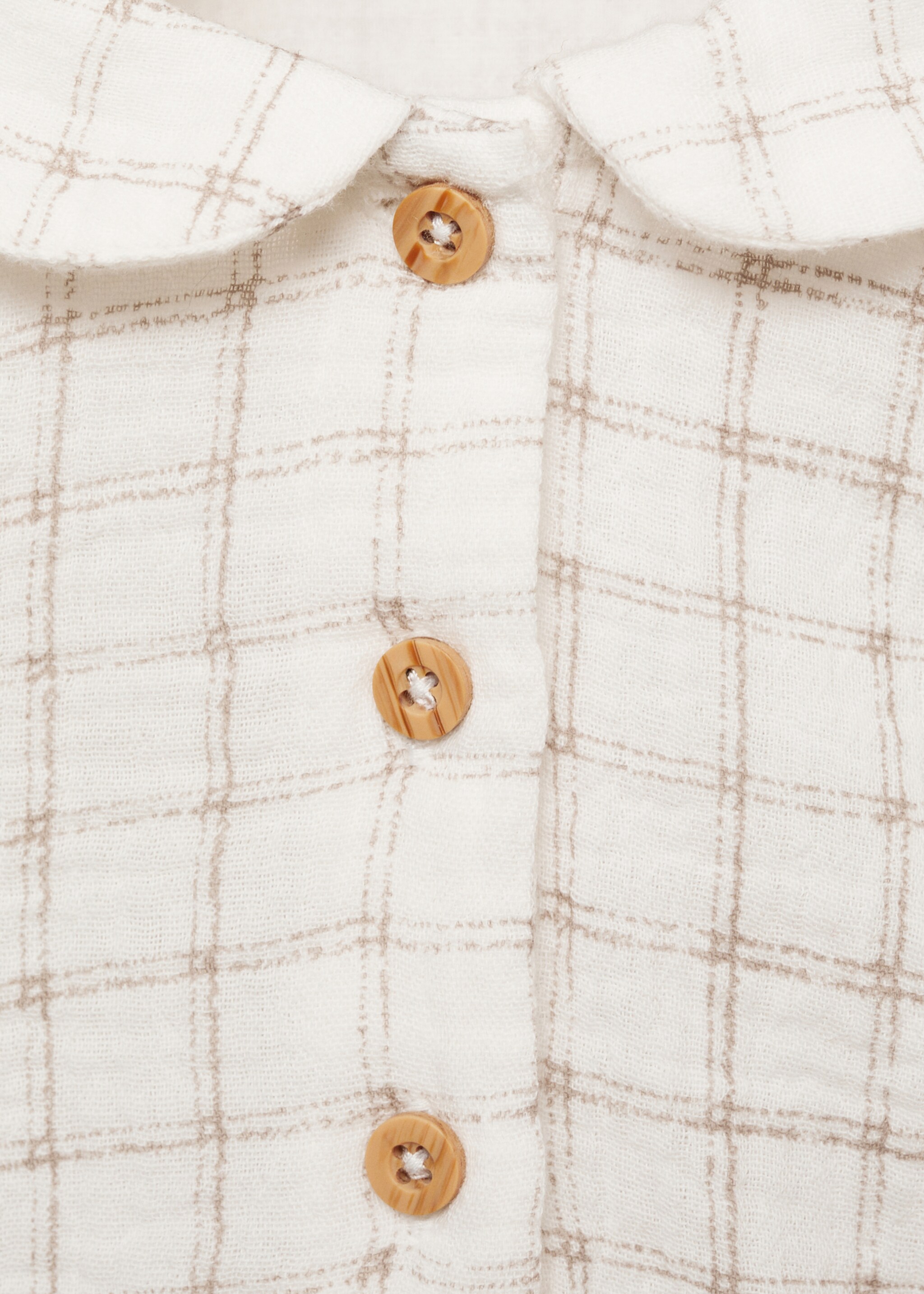 Blusa algodón cuadros - Detalle del artículo 8