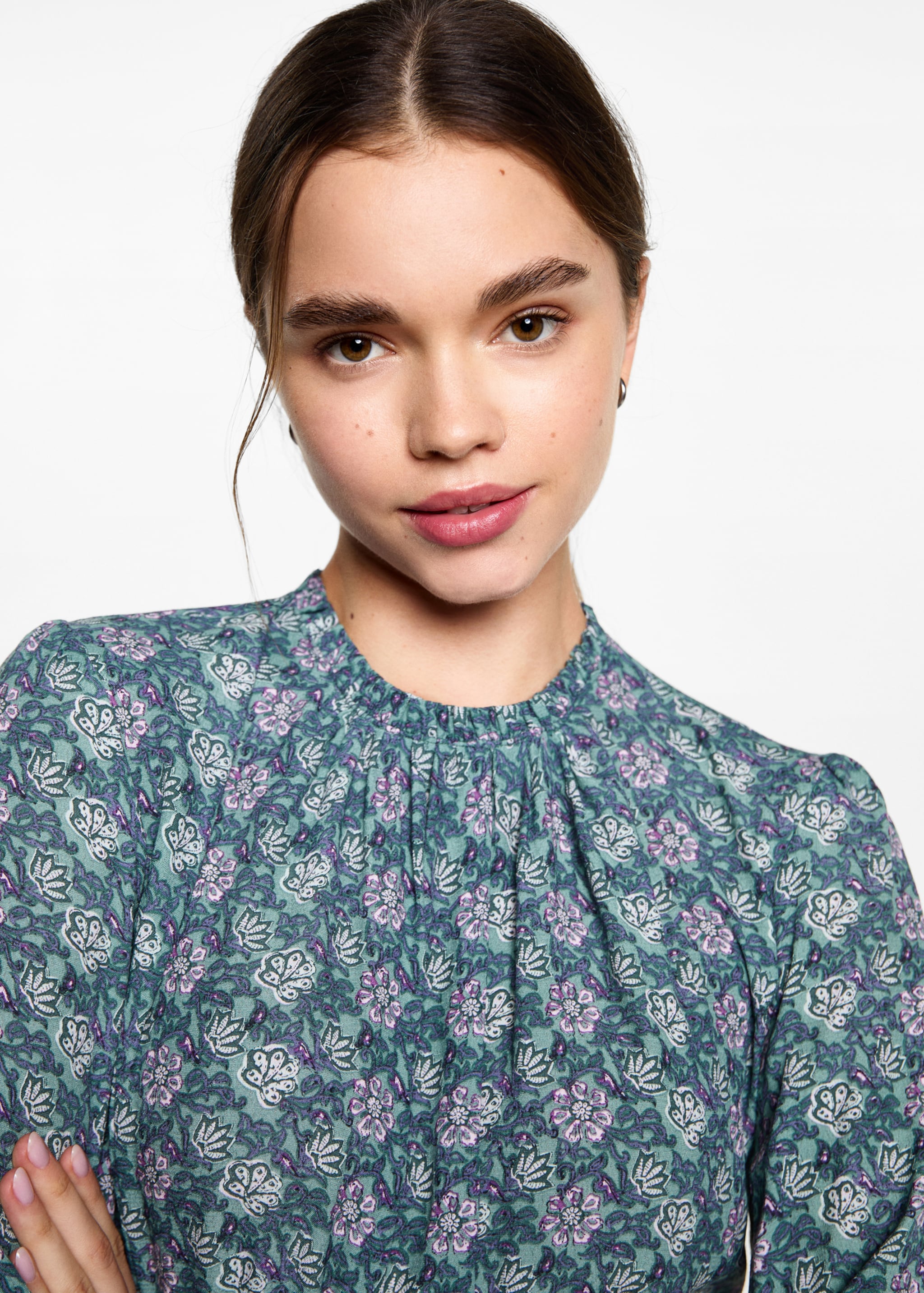 Floral print blouse - Details of the article 1