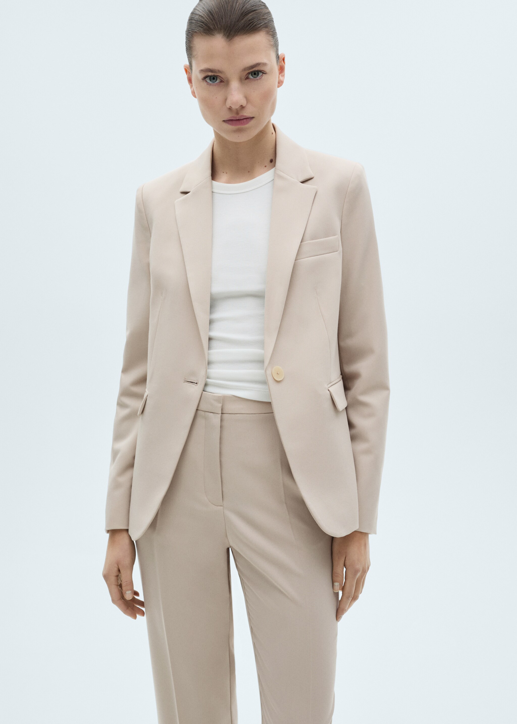 Fitted suit jacket - Medium plane
