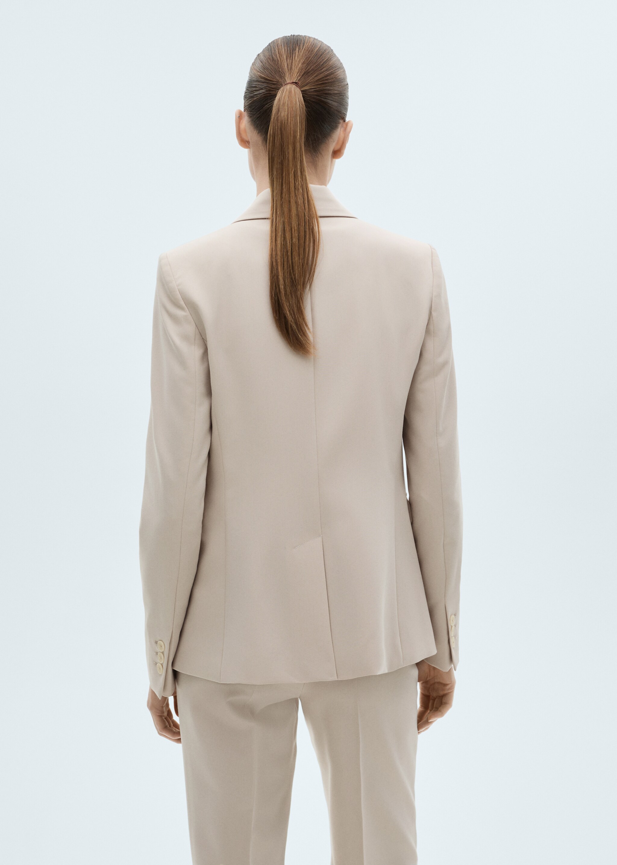 Fitted suit jacket - Reverse of the article