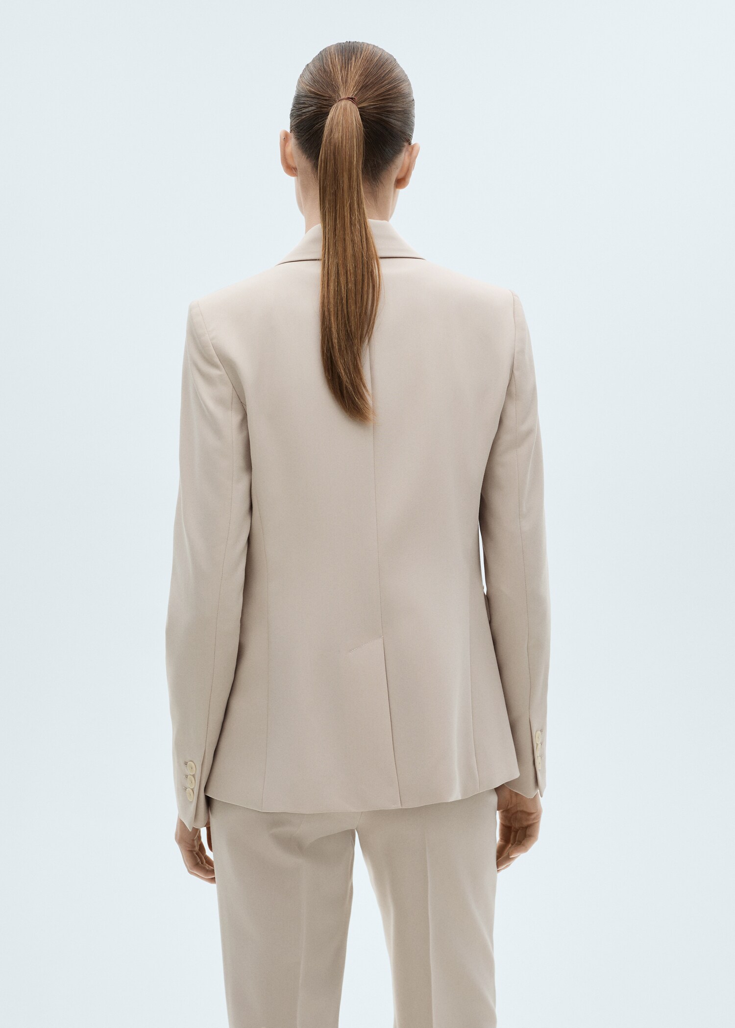 Fitted suit jacket - Reverse of the article