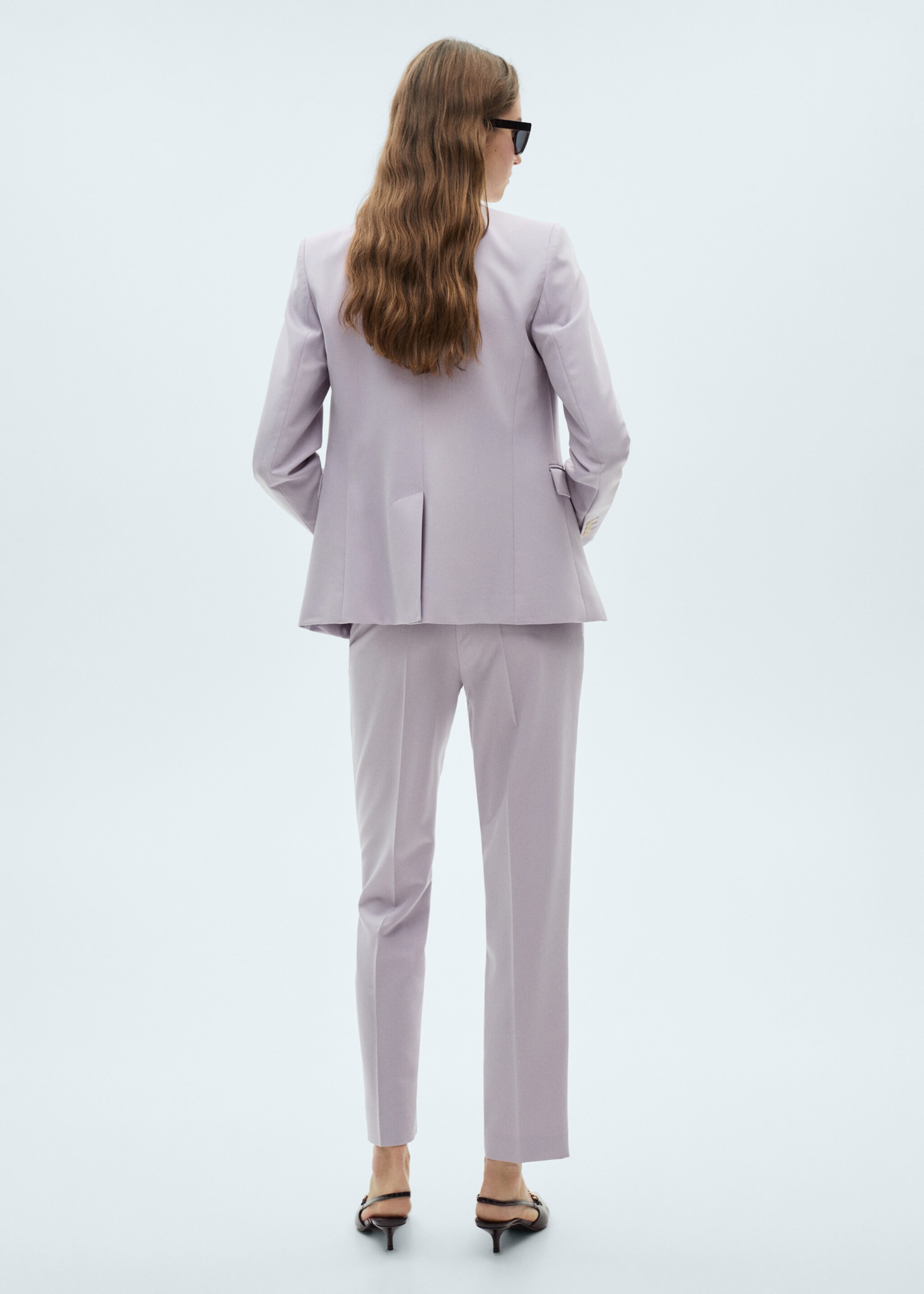 Fitted suit jacket - Reverse of the article
