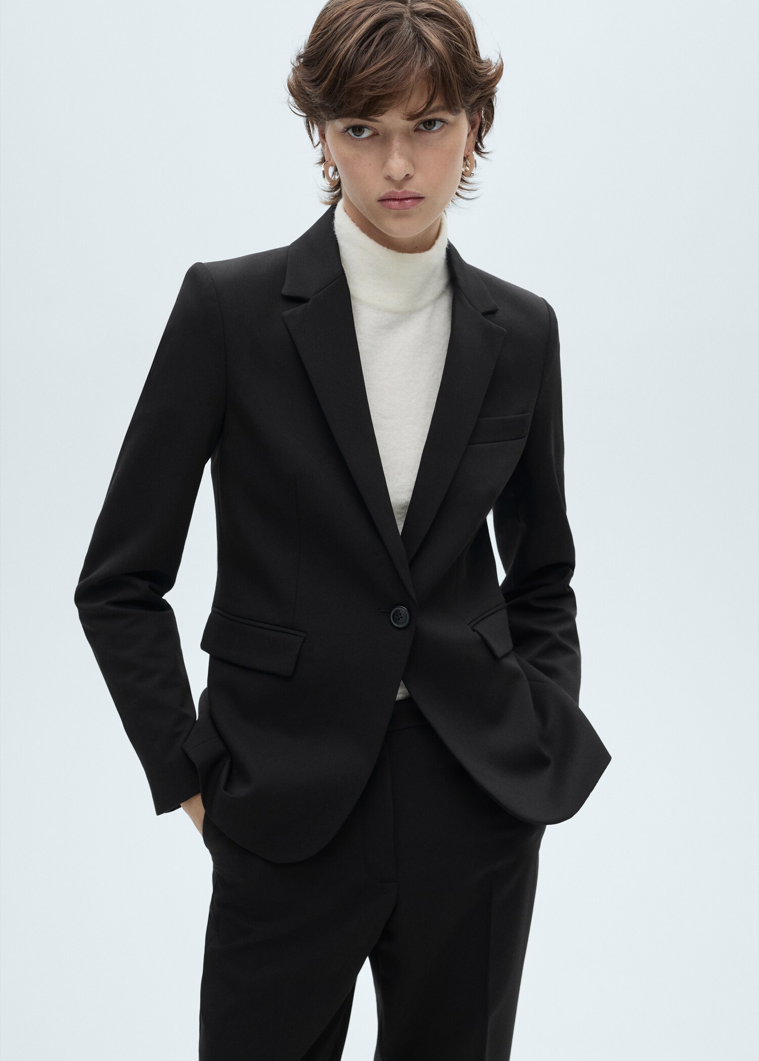 Fitted suit jacket - Medium plane