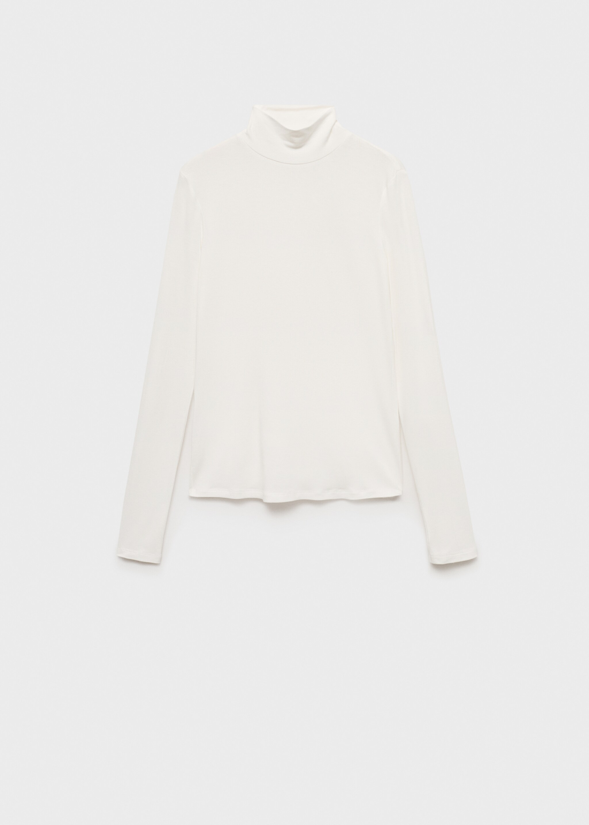 Fitted turtleneck t-shirt - Article without model