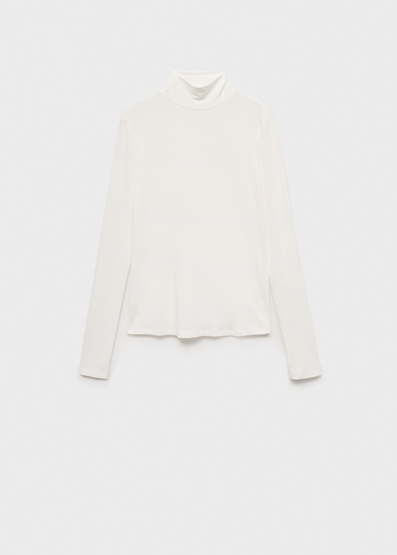 Fitted turtleneck t-shirt - Article without model