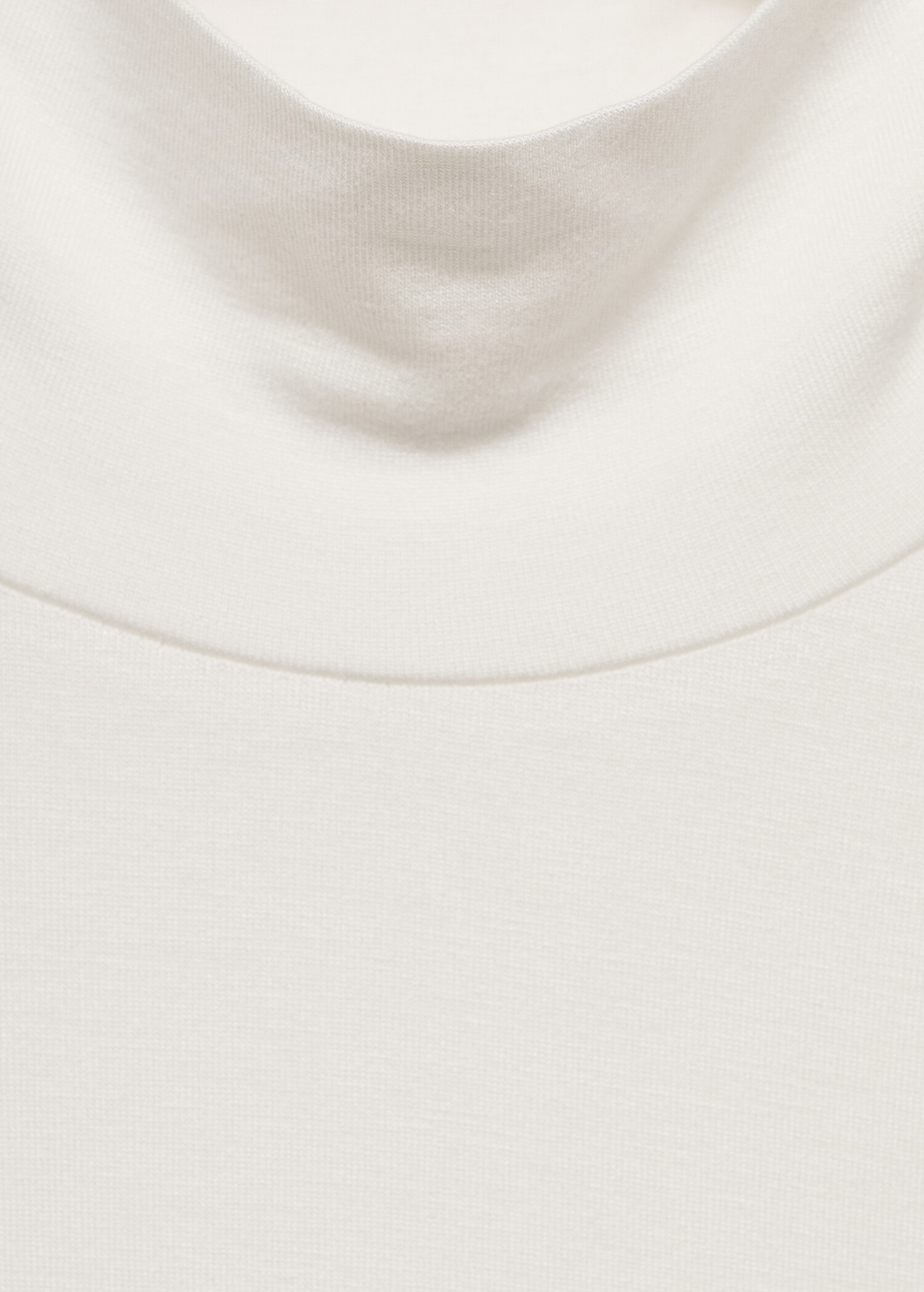 Fitted turtleneck t-shirt - Details of the article 0