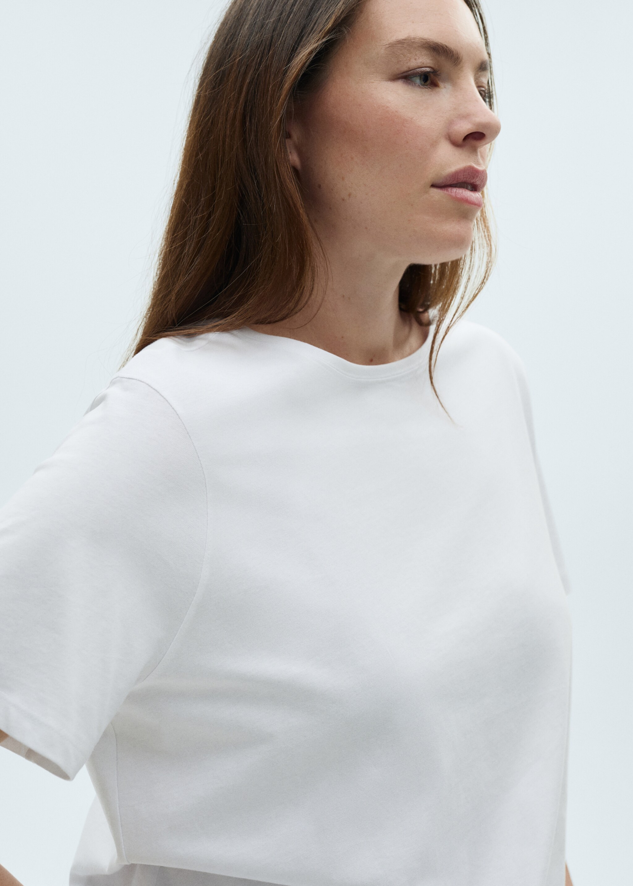 Short-sleeved cotton t-shirt - Details of the article 4