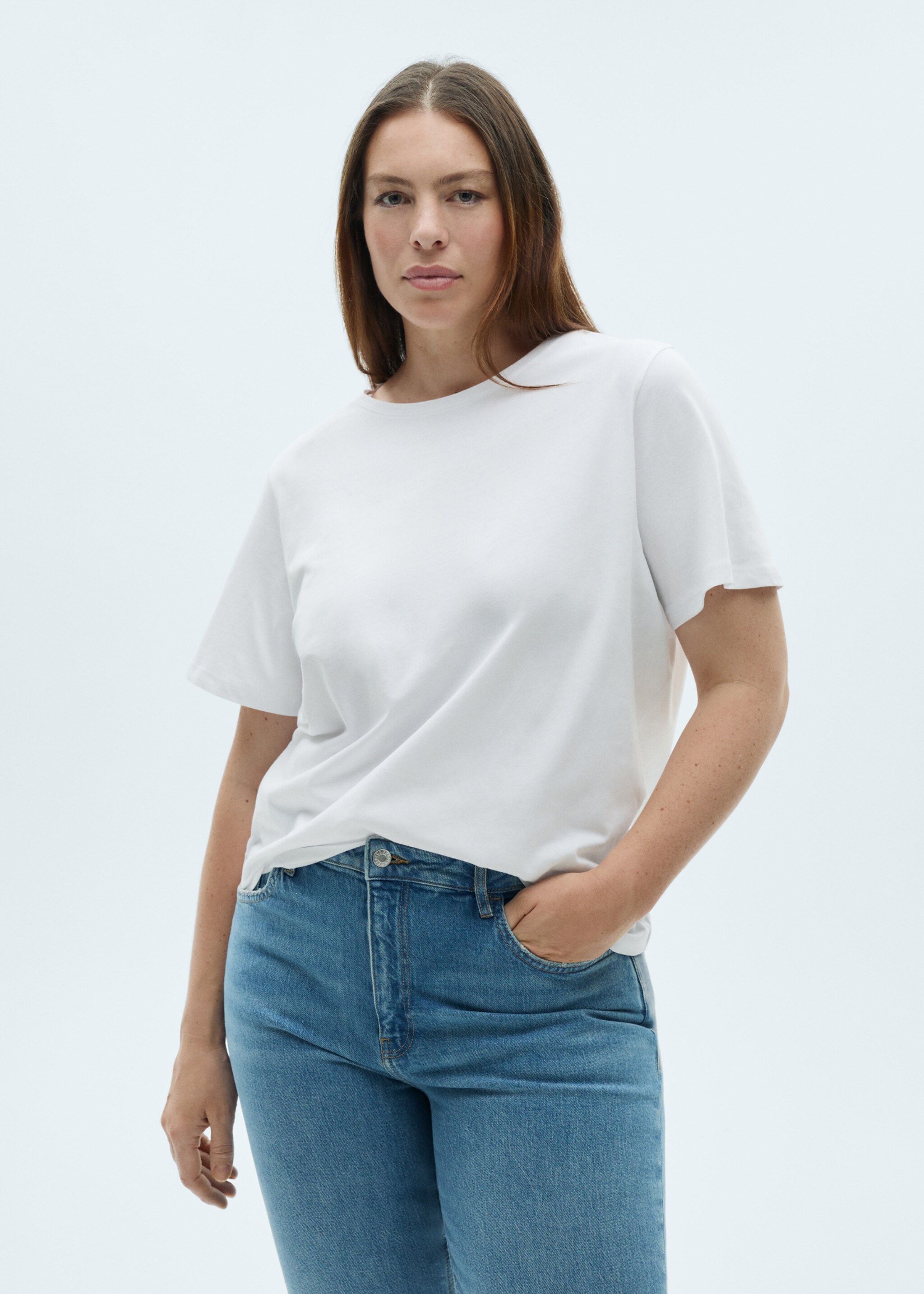 Short-sleeved cotton t-shirt - Details of the article 5