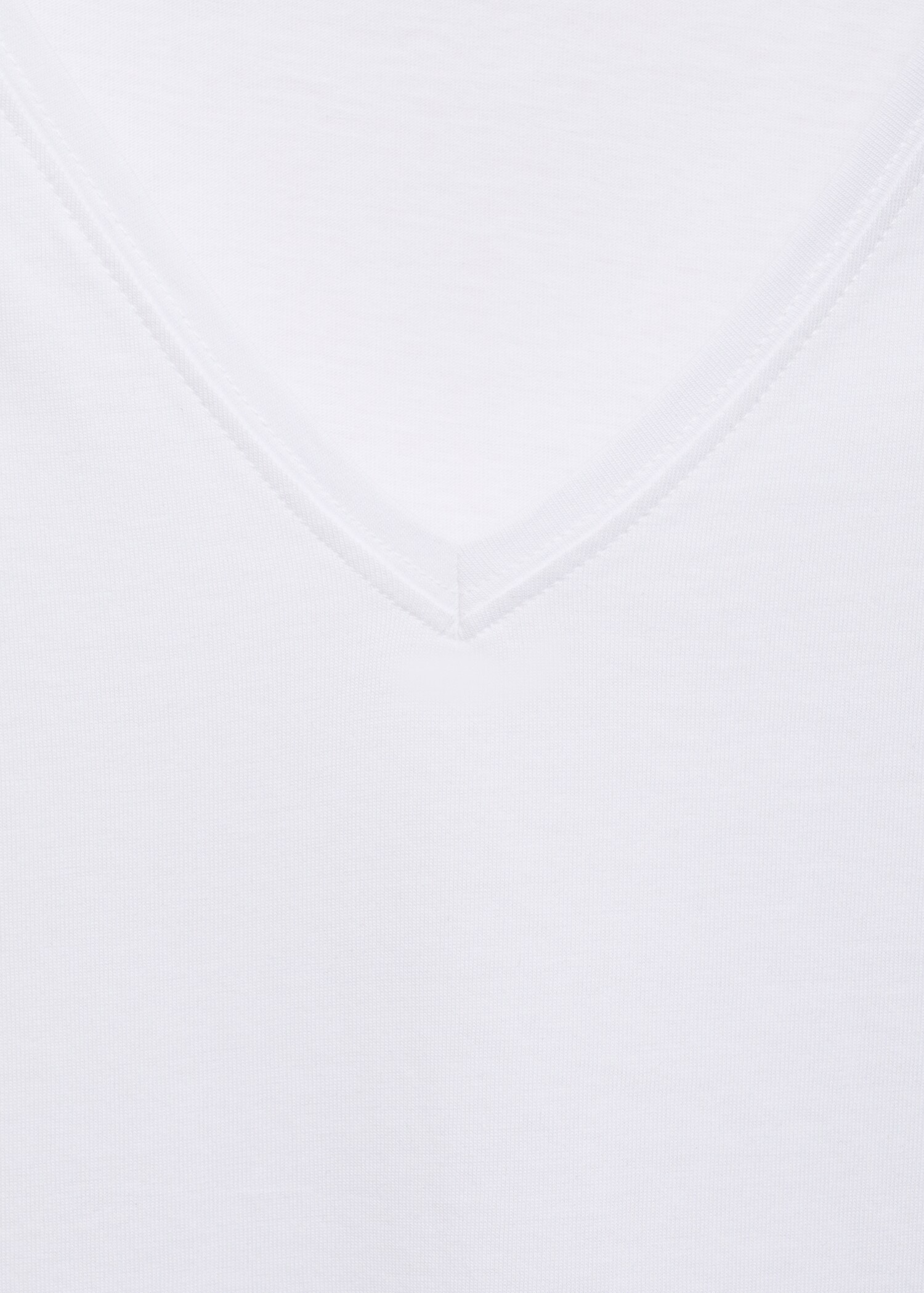 V-neck cotton T-shirt - Details of the article 8