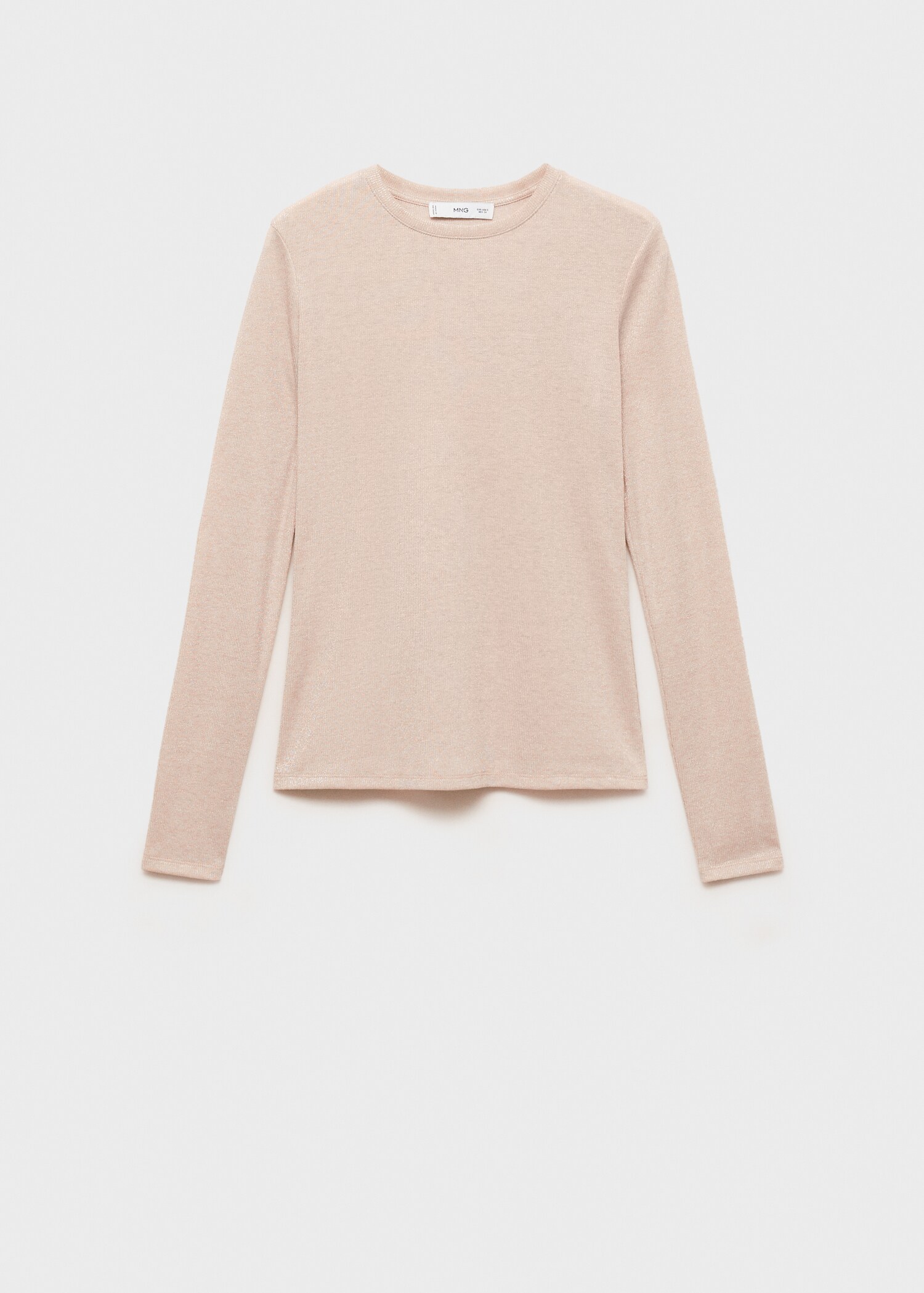 Lurex knitted t-shirt - Article without model