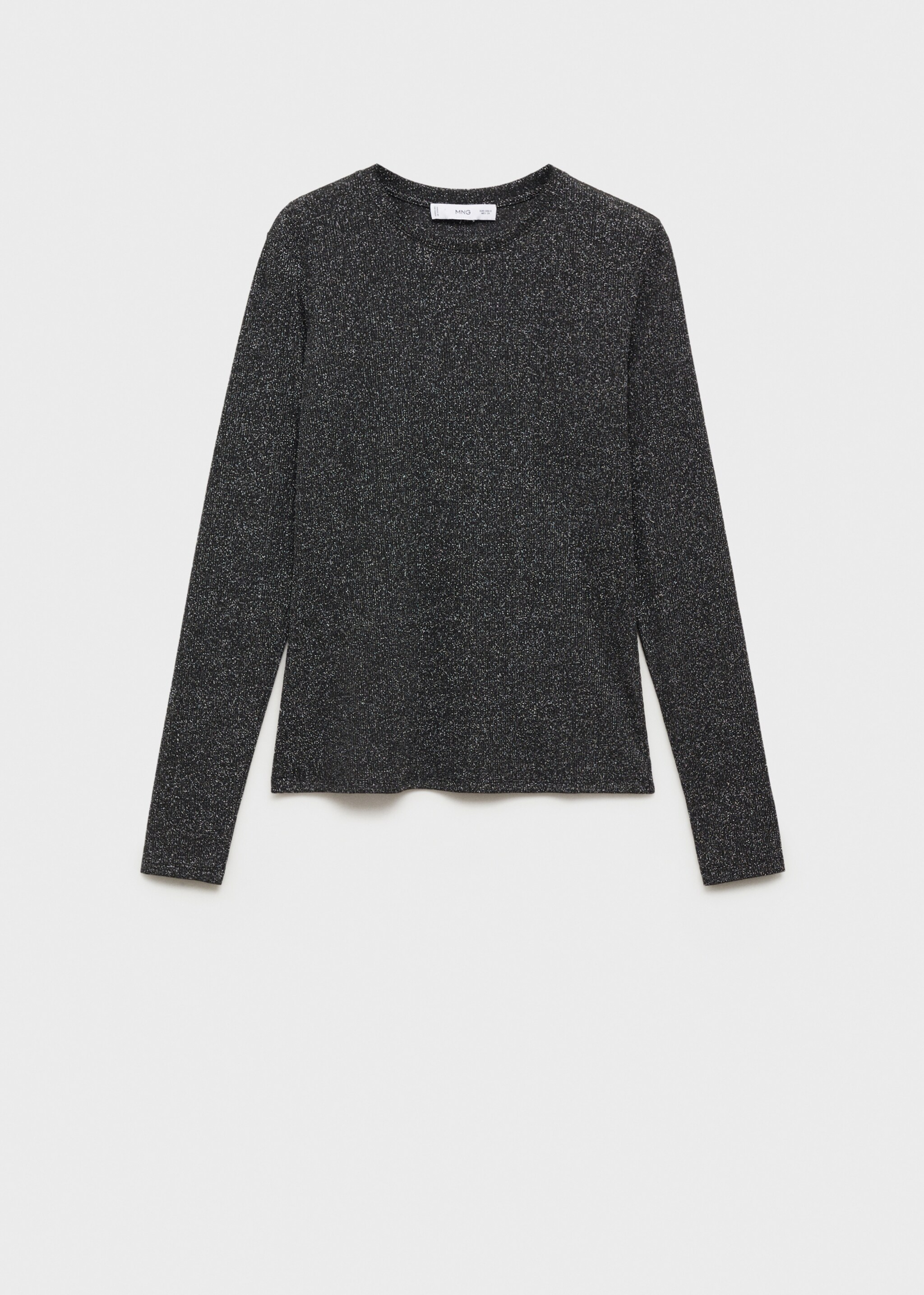 Lurex knitted t-shirt - Article without model
